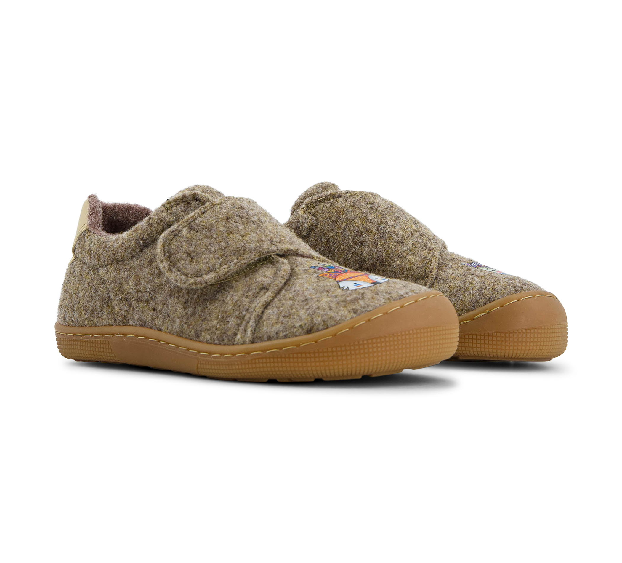 Barefoot Shoe Velcro Merino
