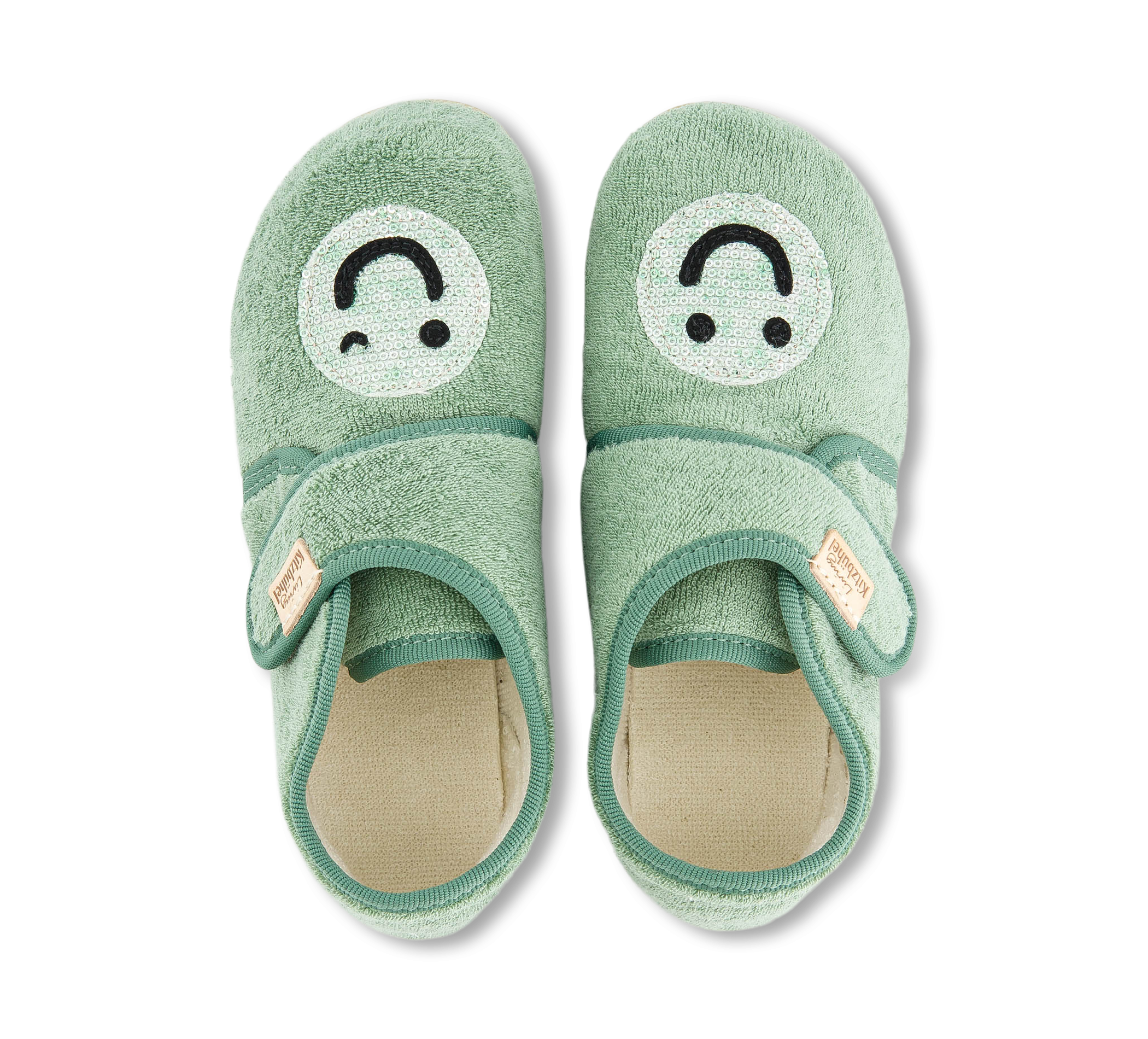 Babyklettschuh Frottee Smiley