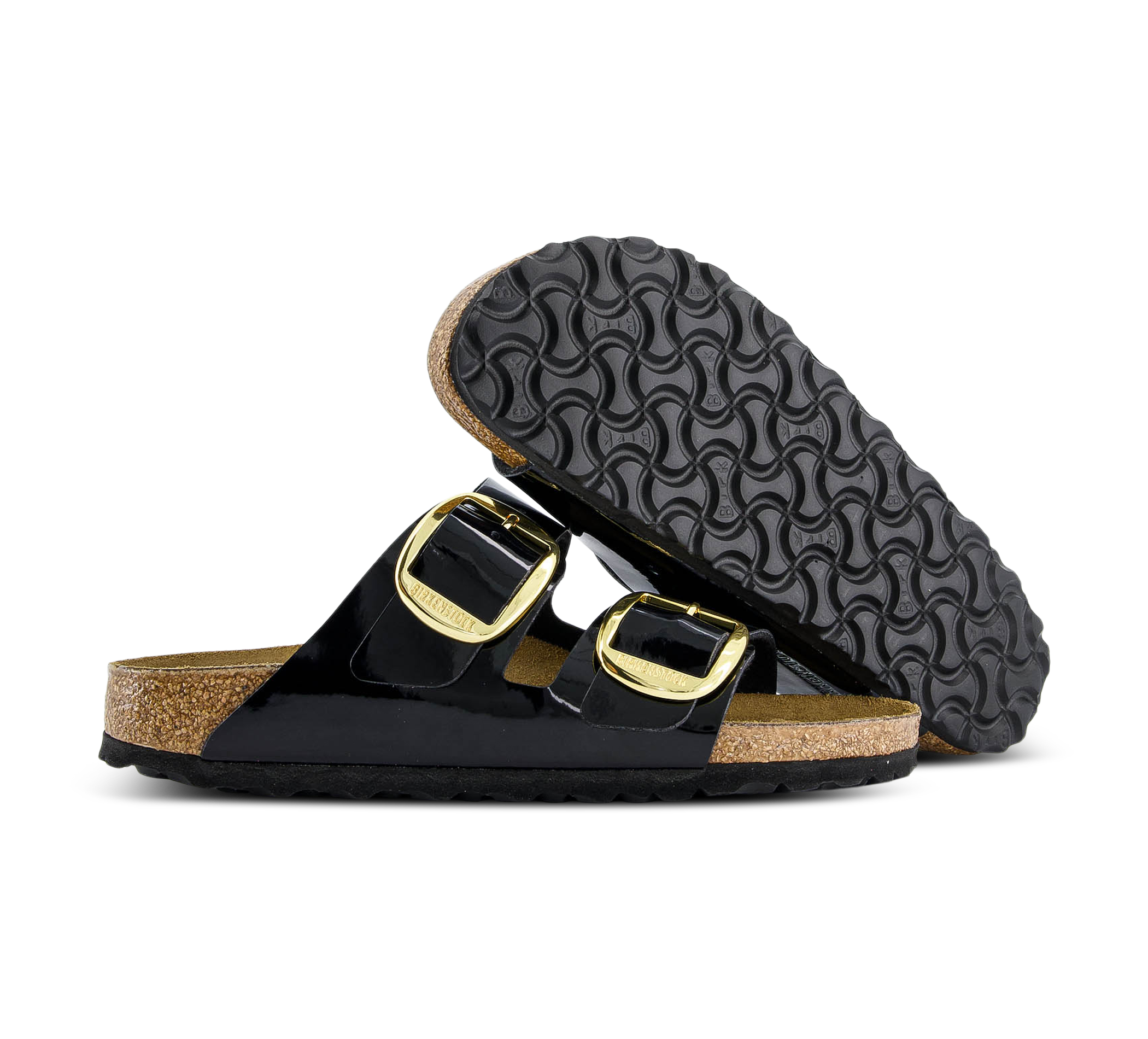 Arizona Big Buckle BF Patent Black Gold