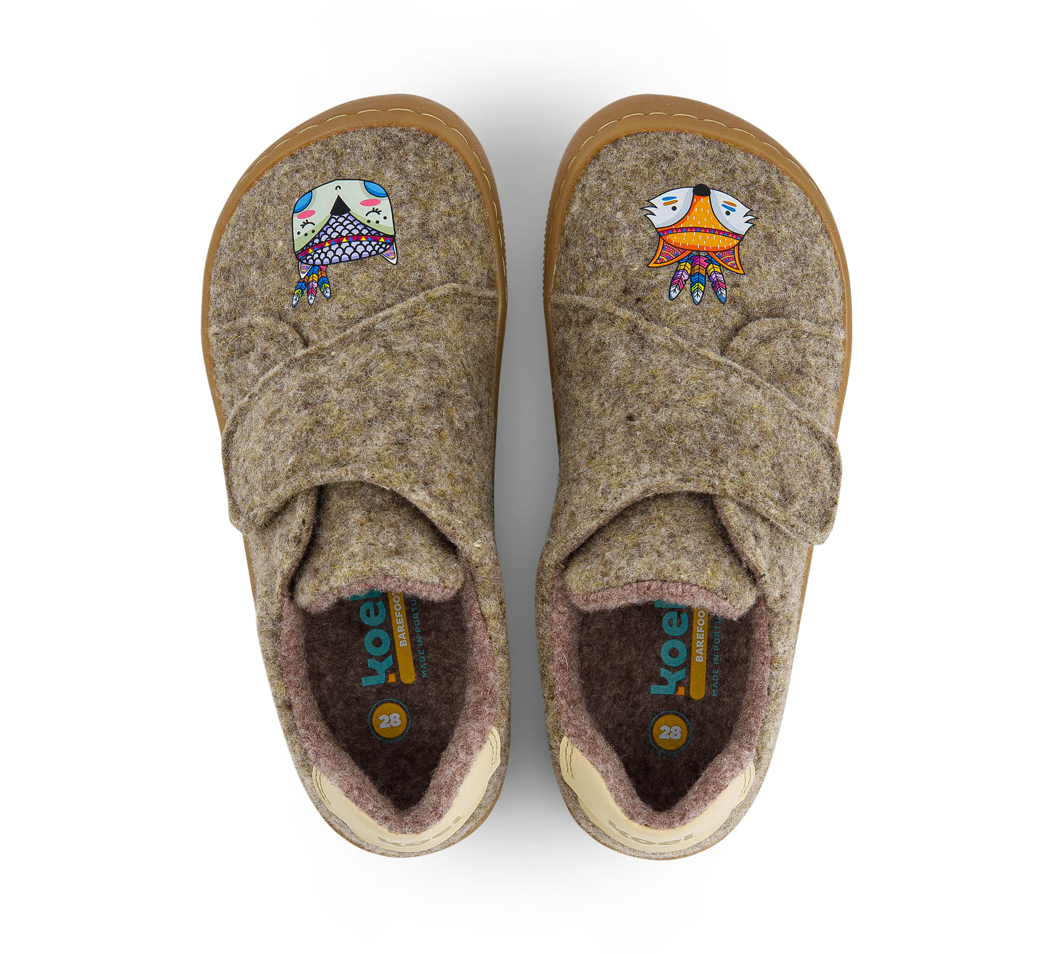 Barefoot Shoe Velcro Merino
