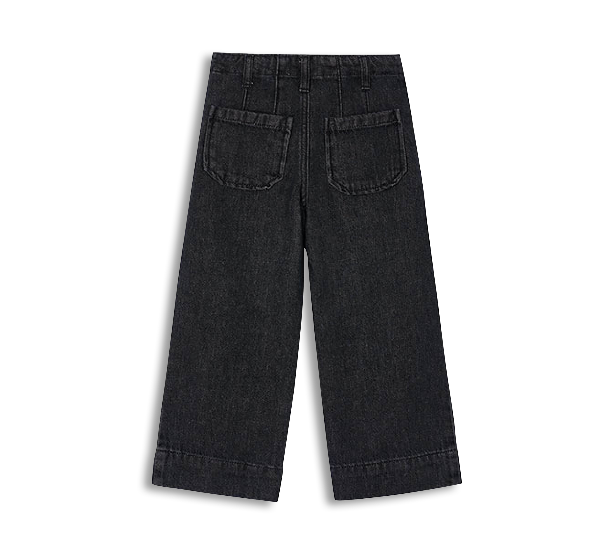 paar Jeans Hose Wide Leg
