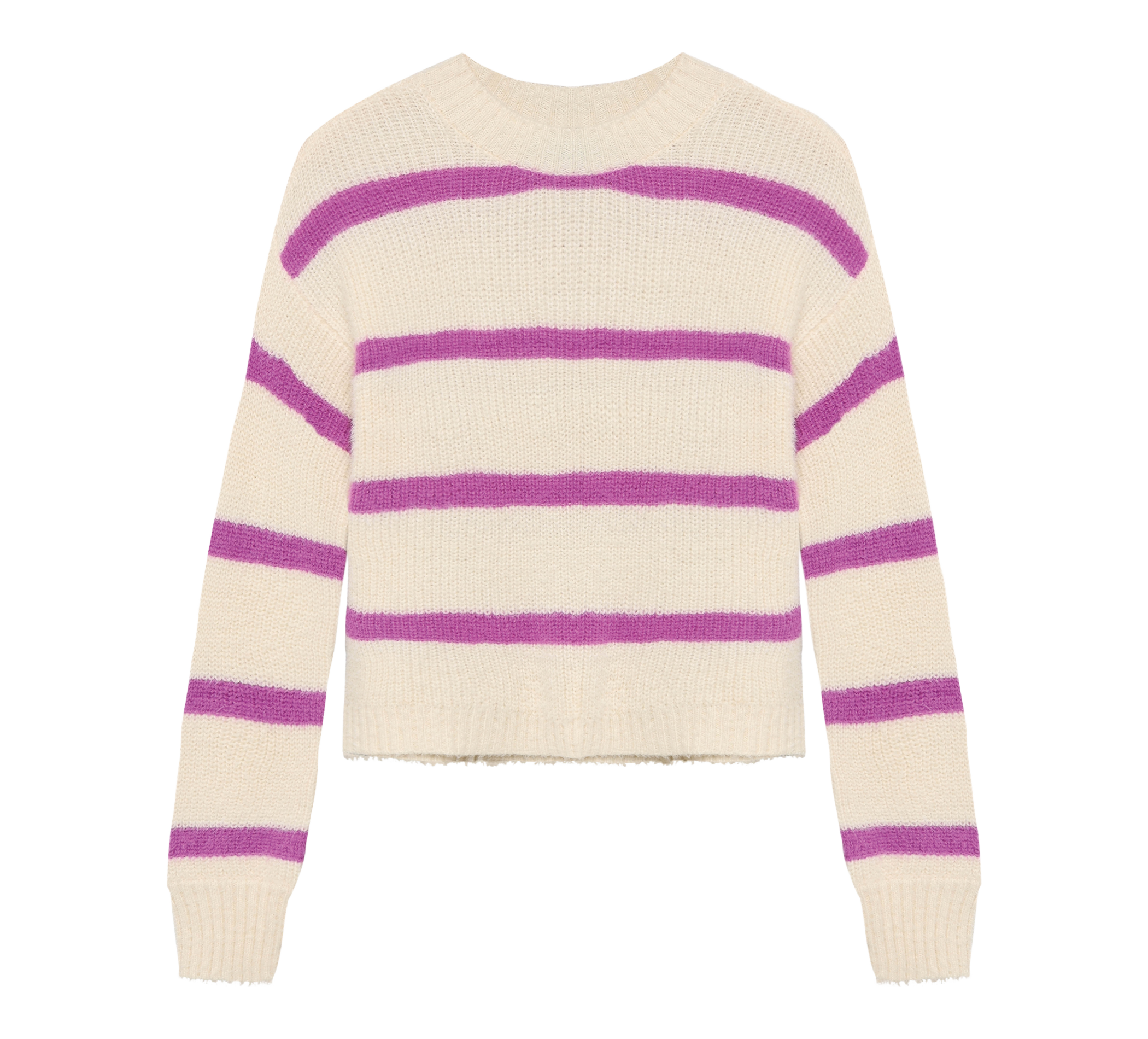 Knitwear Fuzzy Stripe