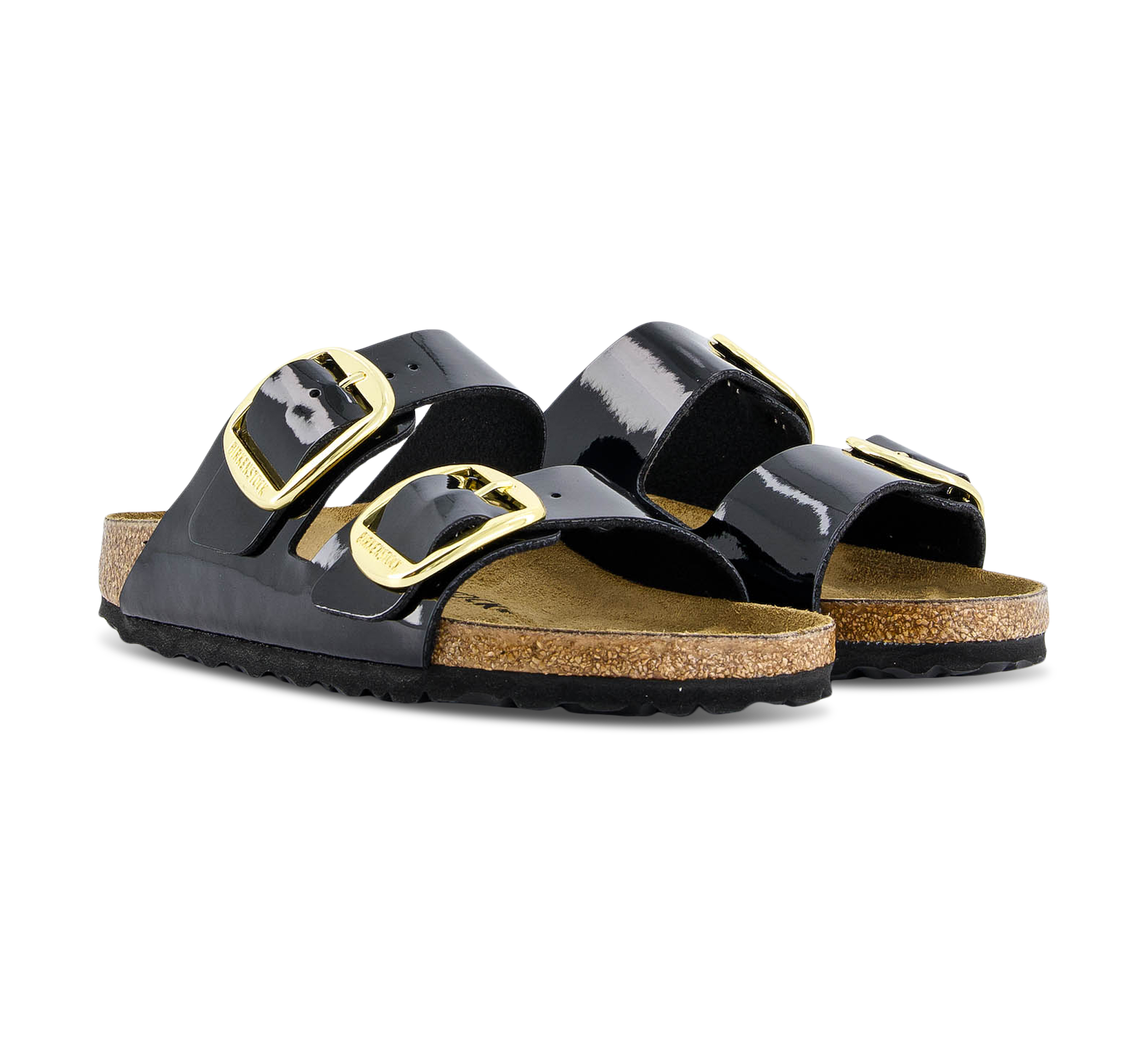 Arizona Big Buckle BF Patent Black Gold Arizona Big Buckle