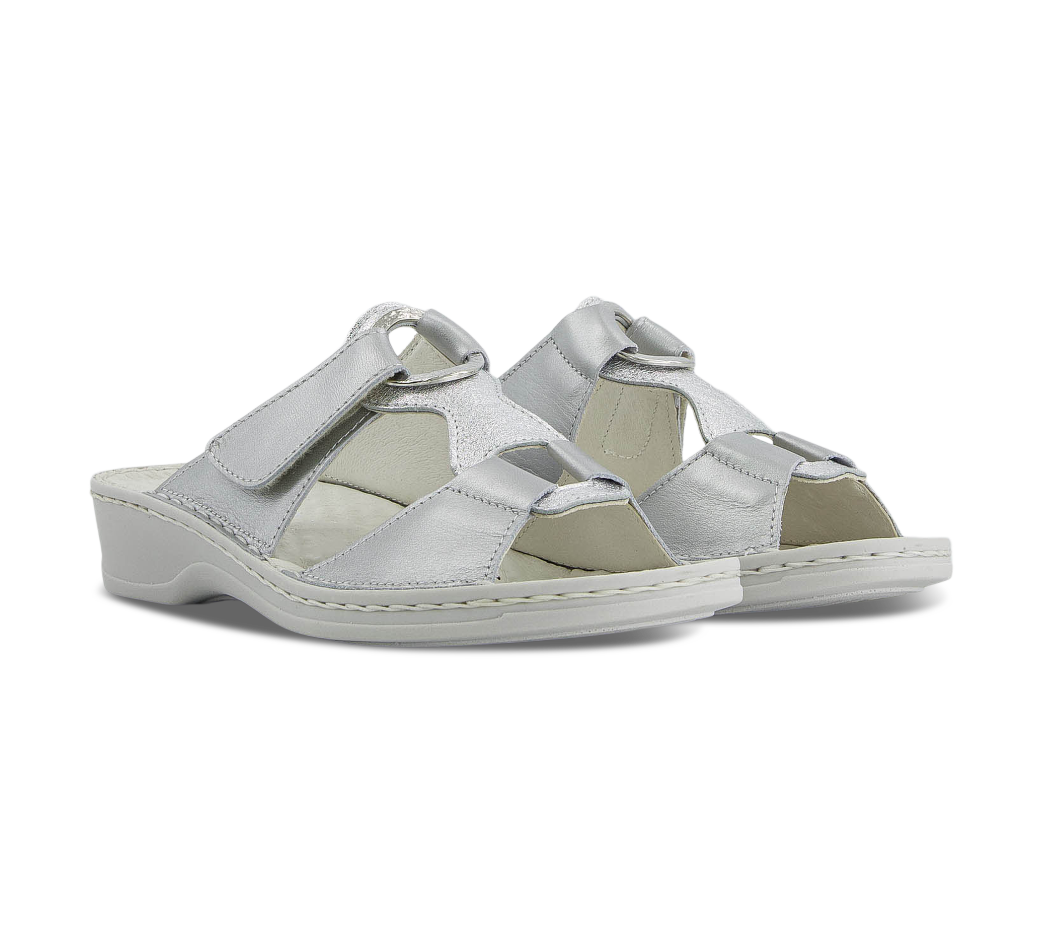 paar Offene Hausschuhe