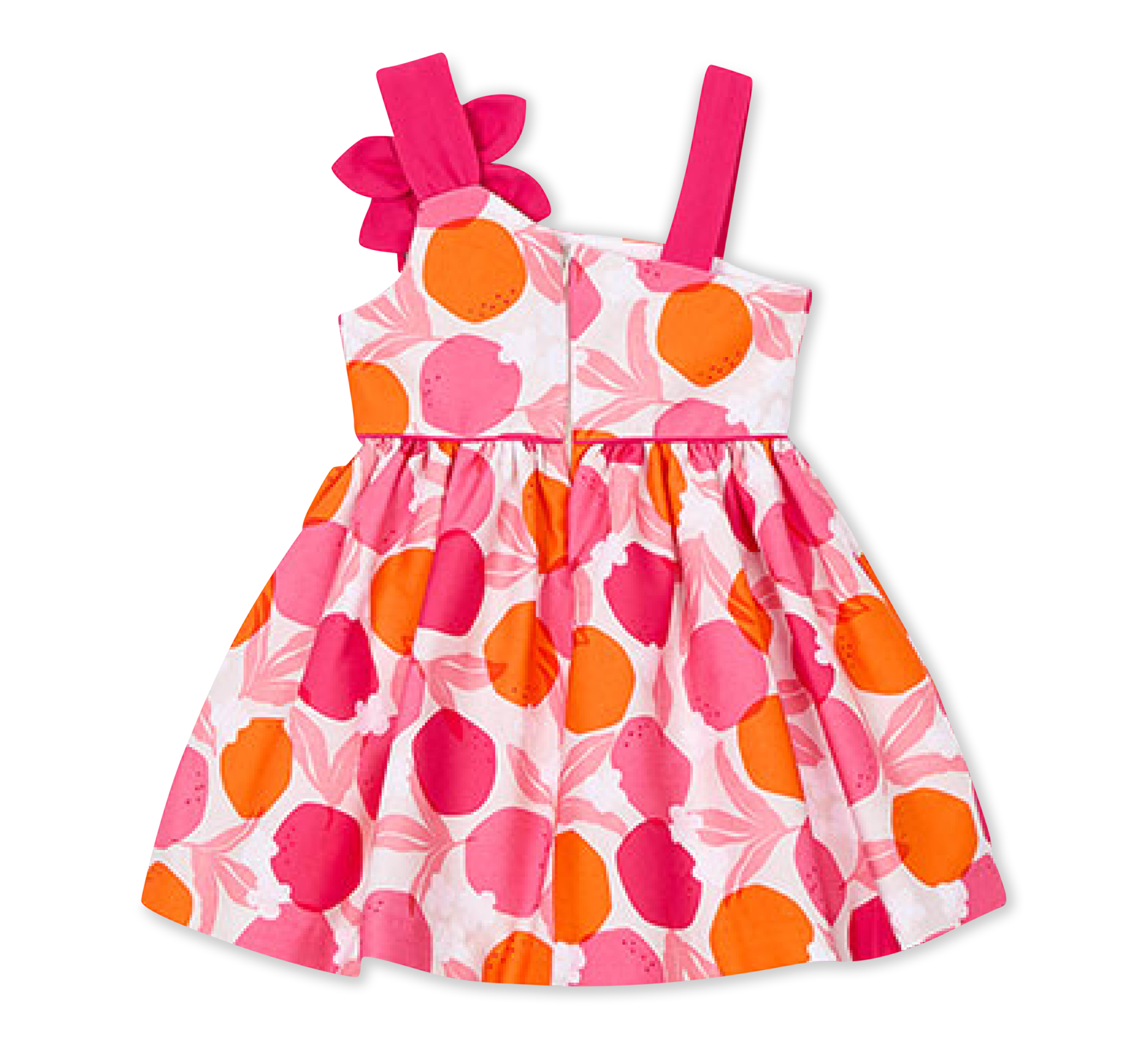 paar Kleid Asimetrico Blumen