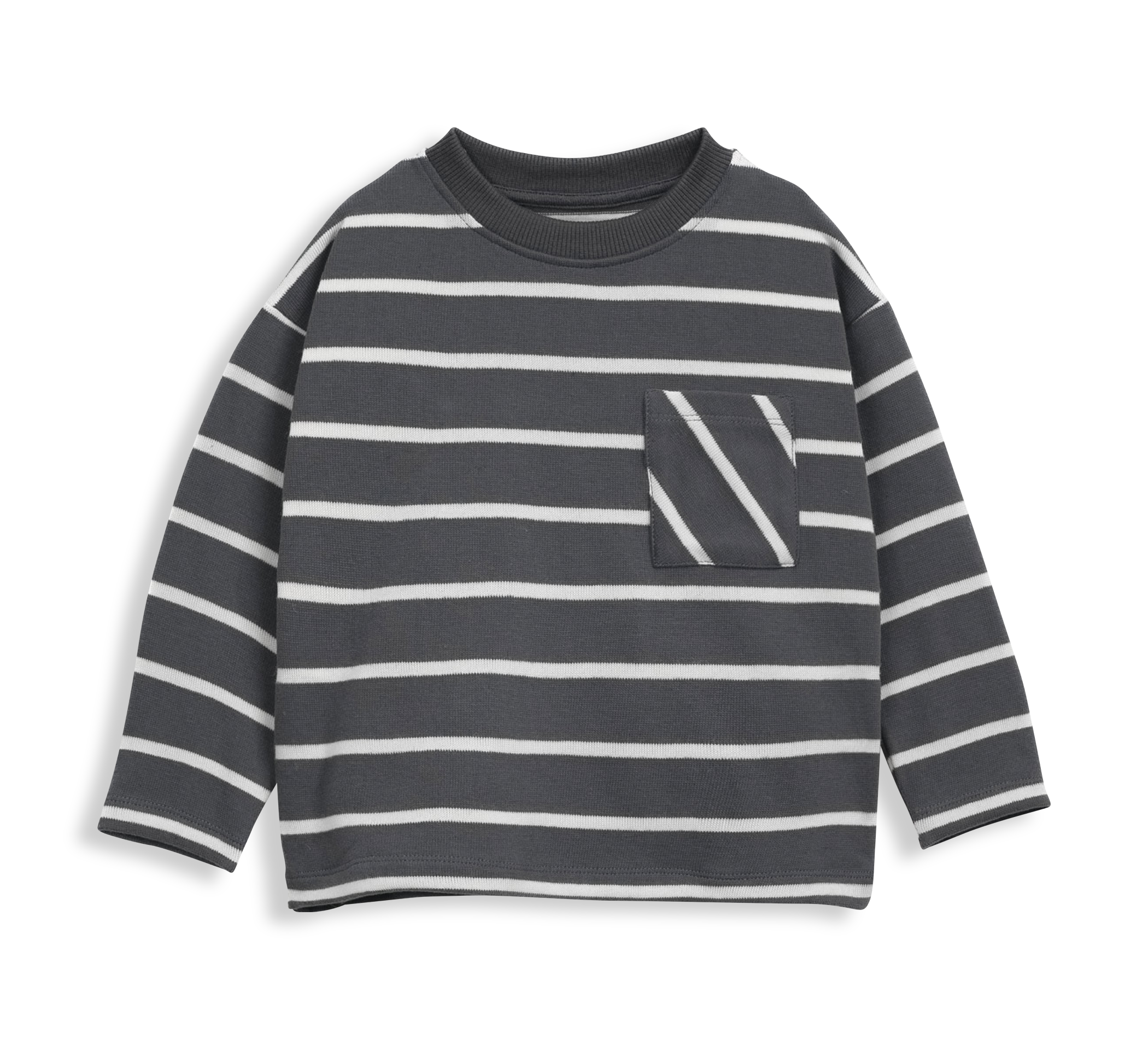aussen Striped Jersey Ls Tshirt