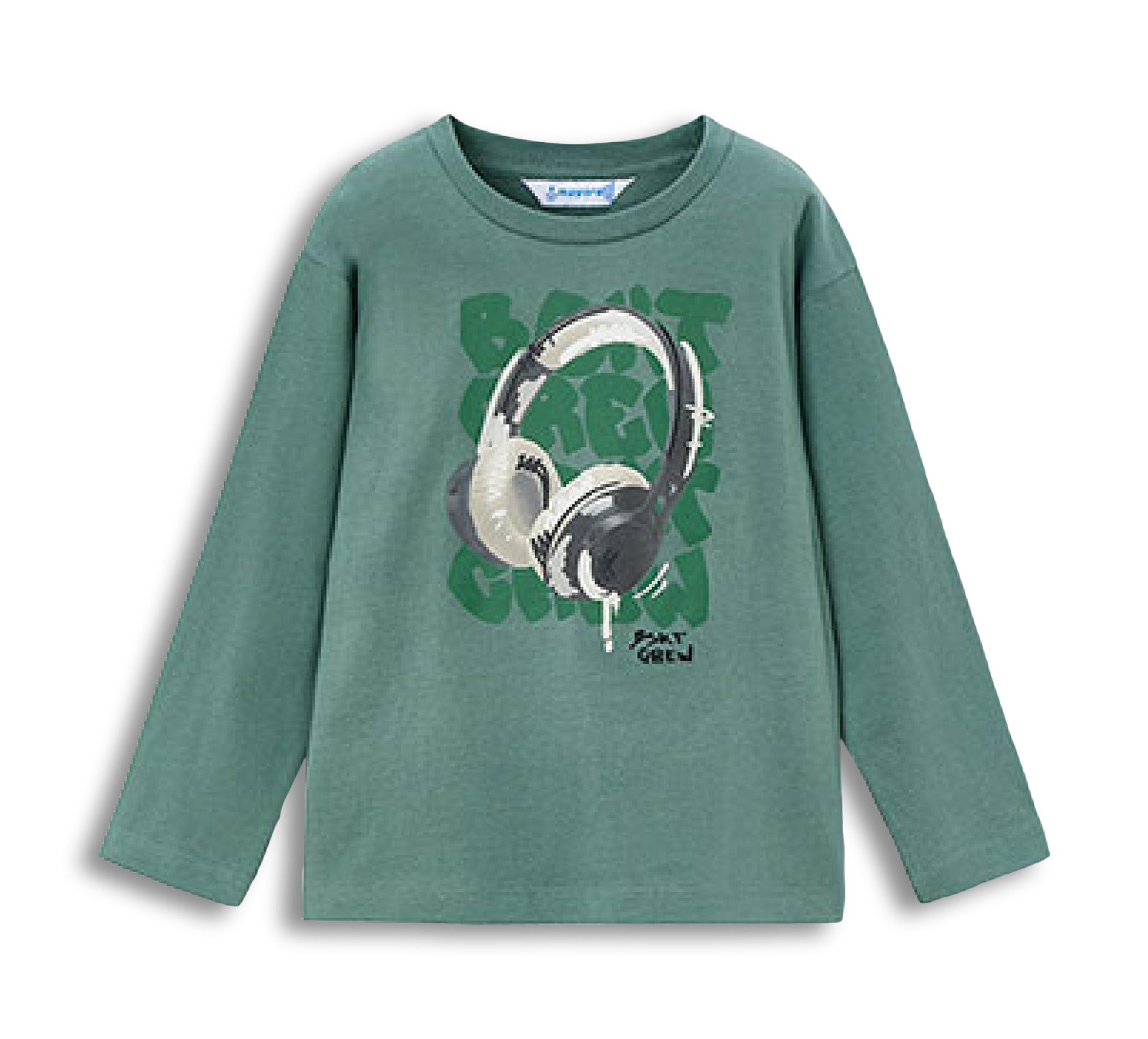 Shirt Langarm Kopfhörer