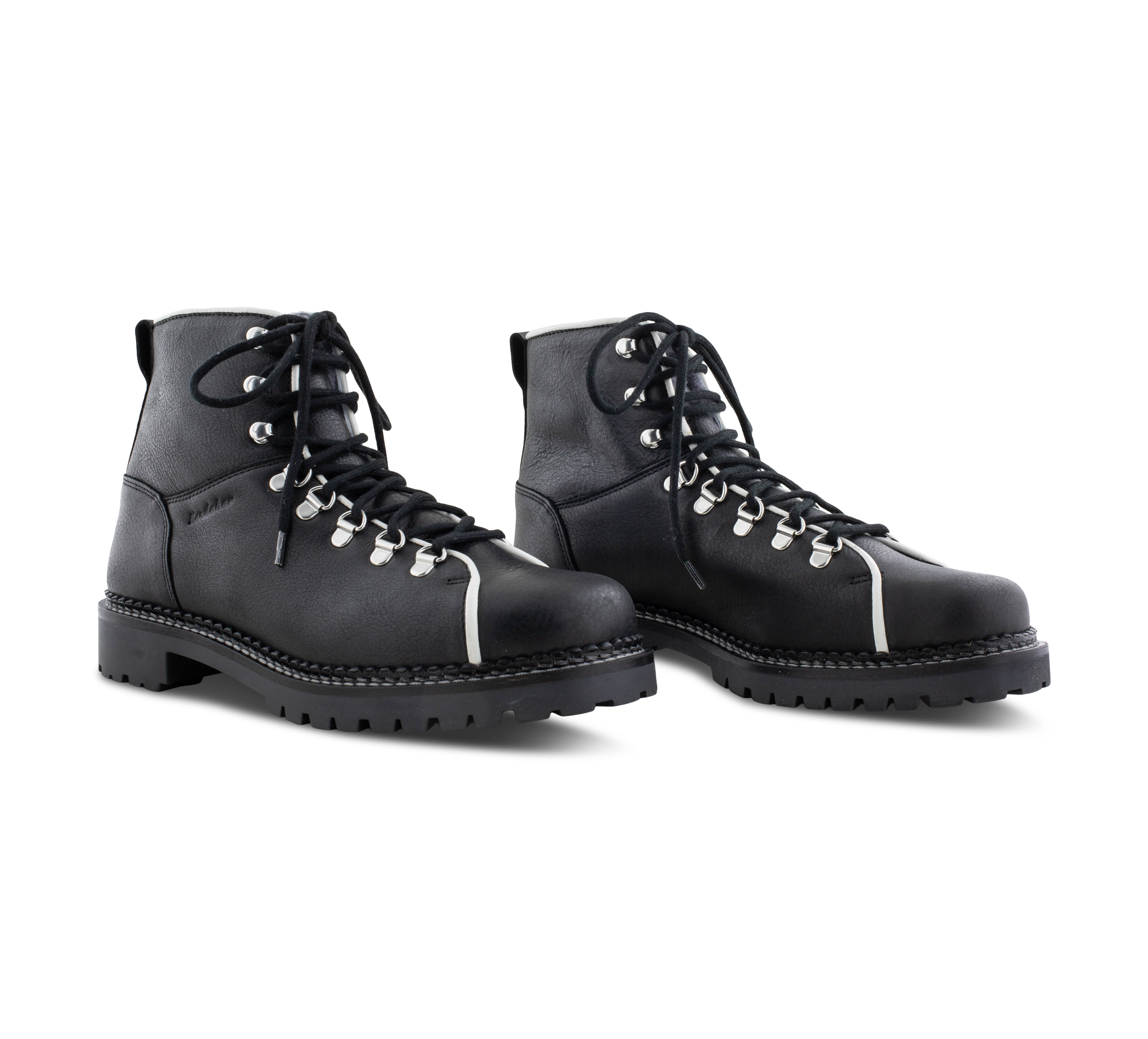 paar Retro - Schnürstiefel