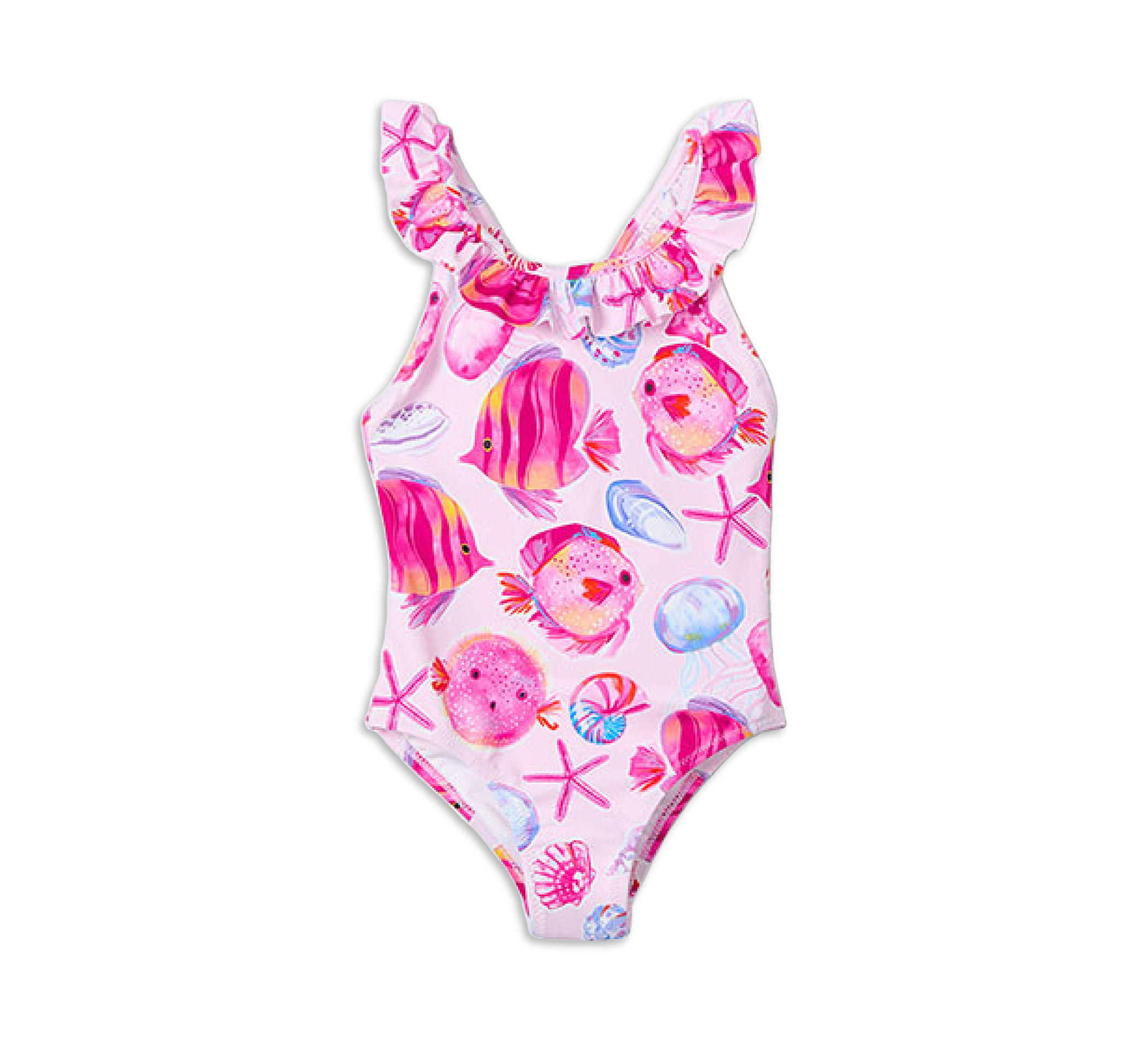 aussen Badeanzug Bedruckt