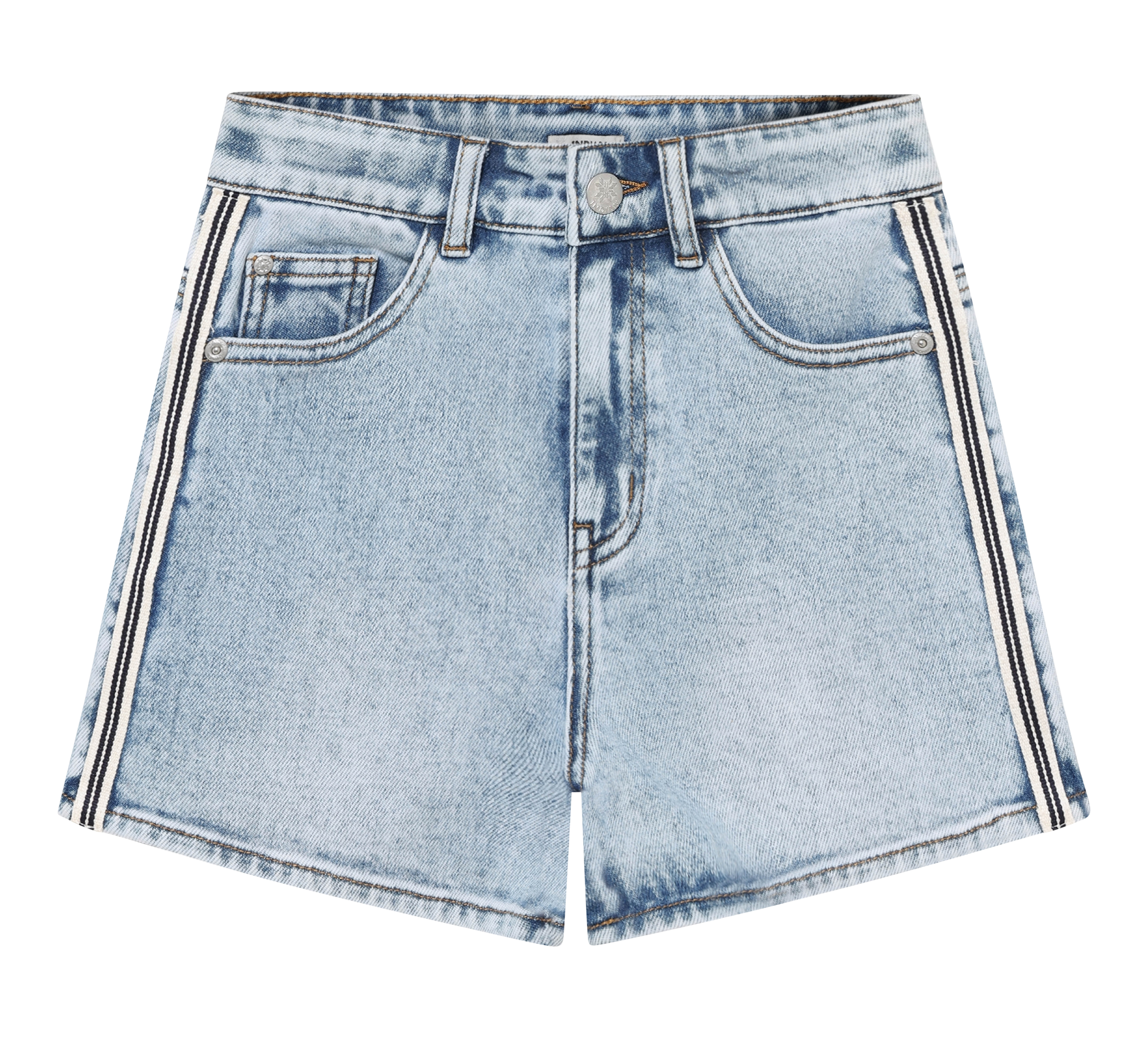 aussen Wide Denim Short Tape
