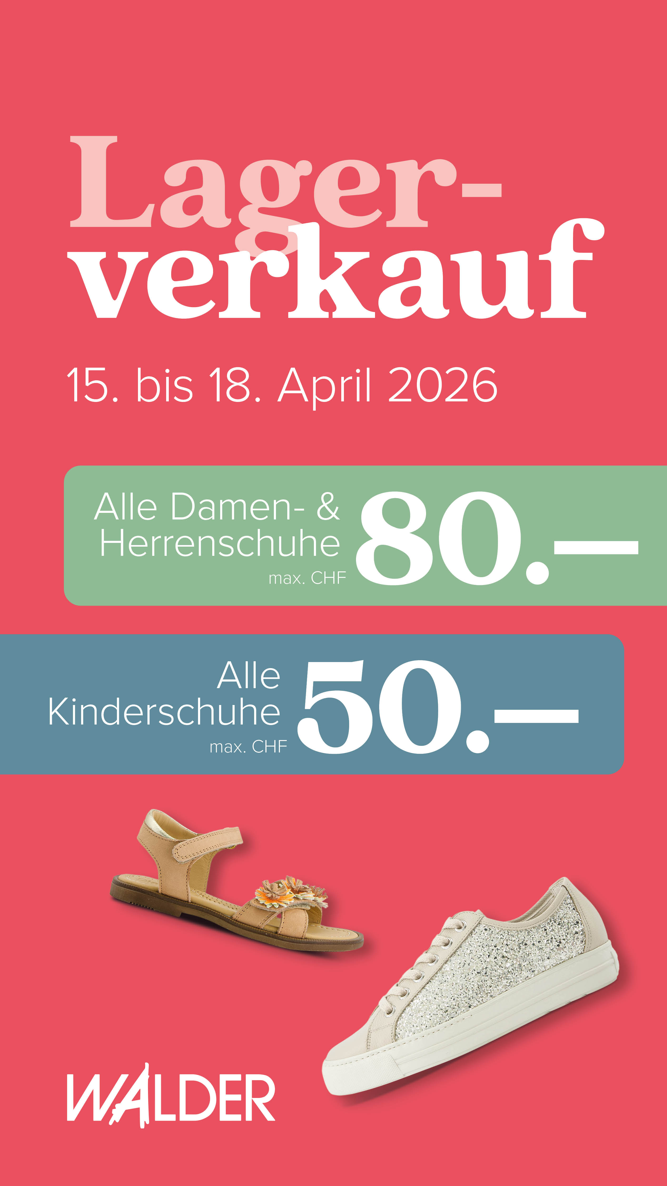 Lagerverkauf Frühling