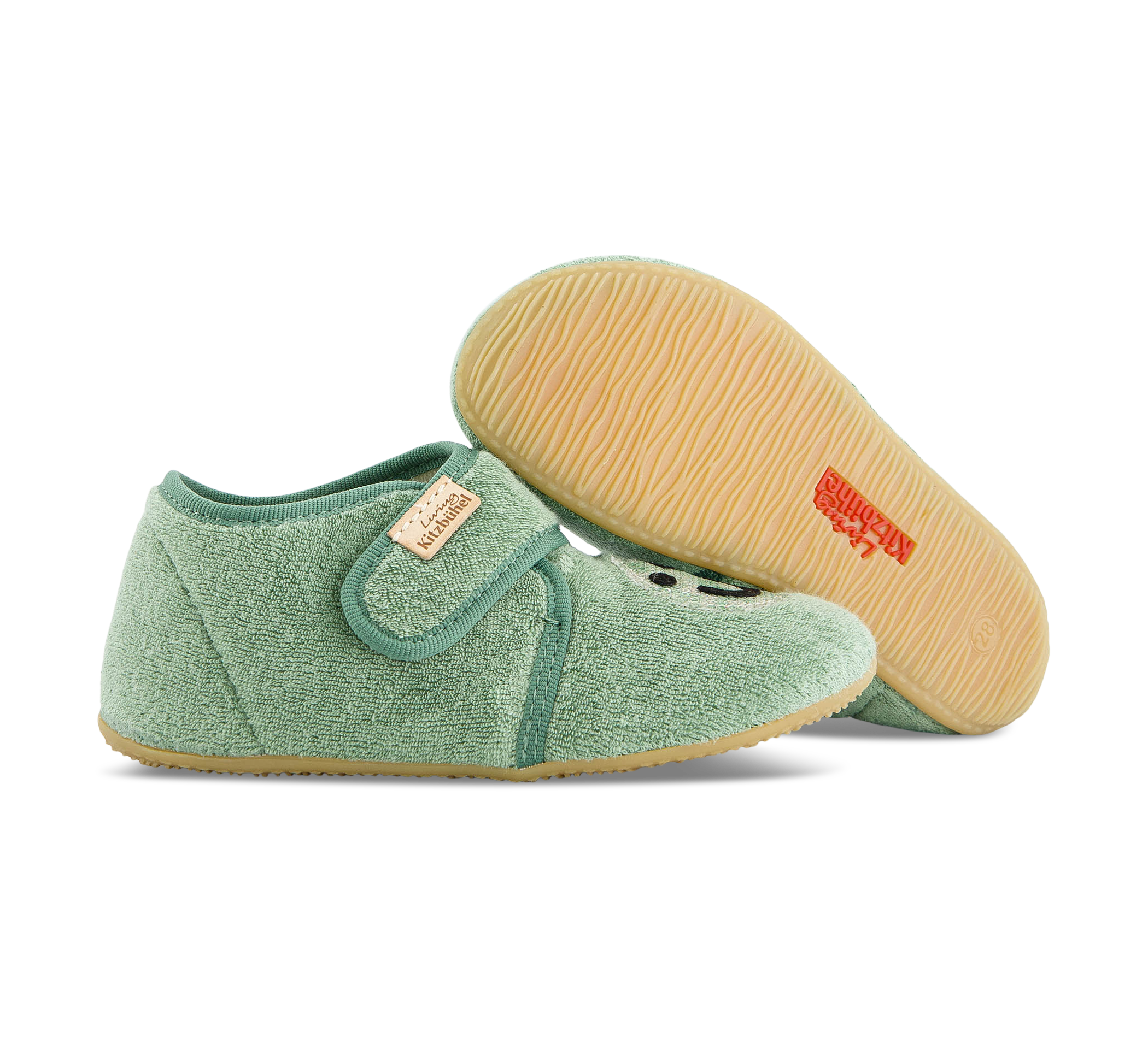 Babyklettschuh Frottee Smiley