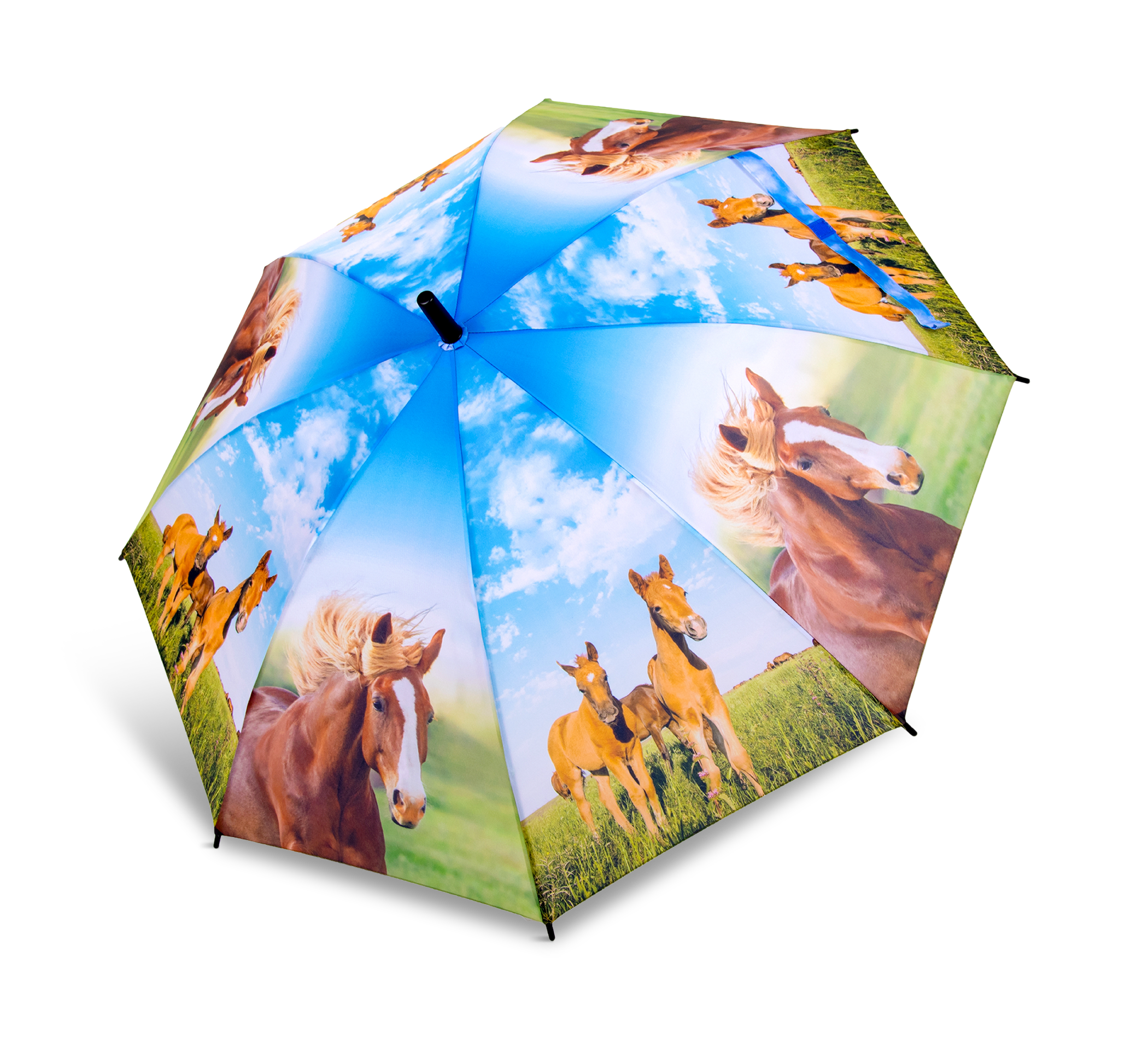 aussen Mia Matic Pferd - Regenschirme