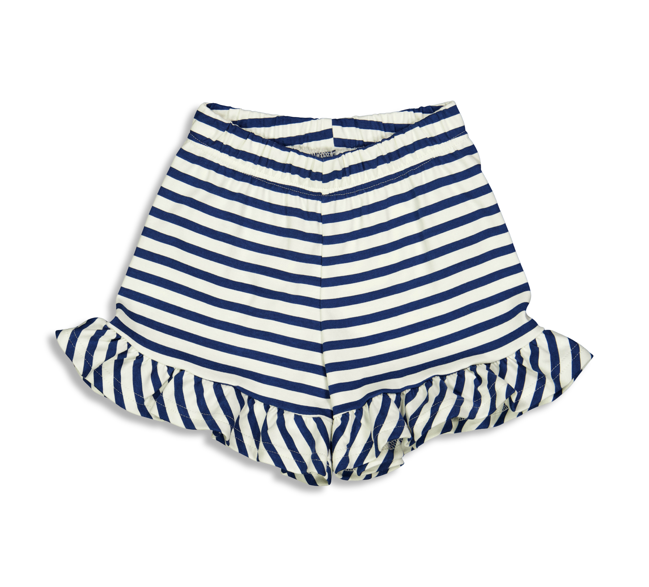 aussen Stripe Frill Shorts