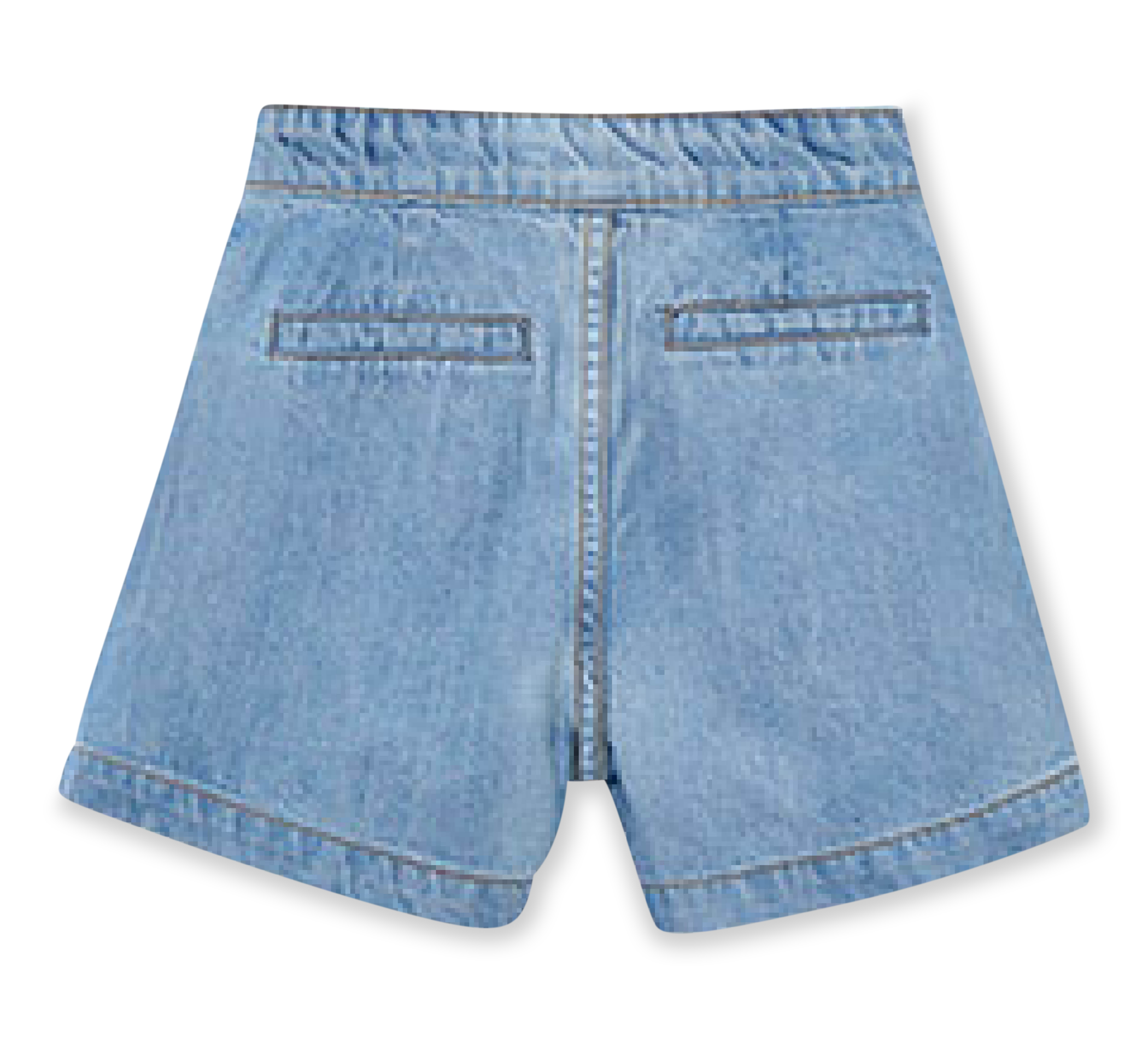 paar Bermuda Denim