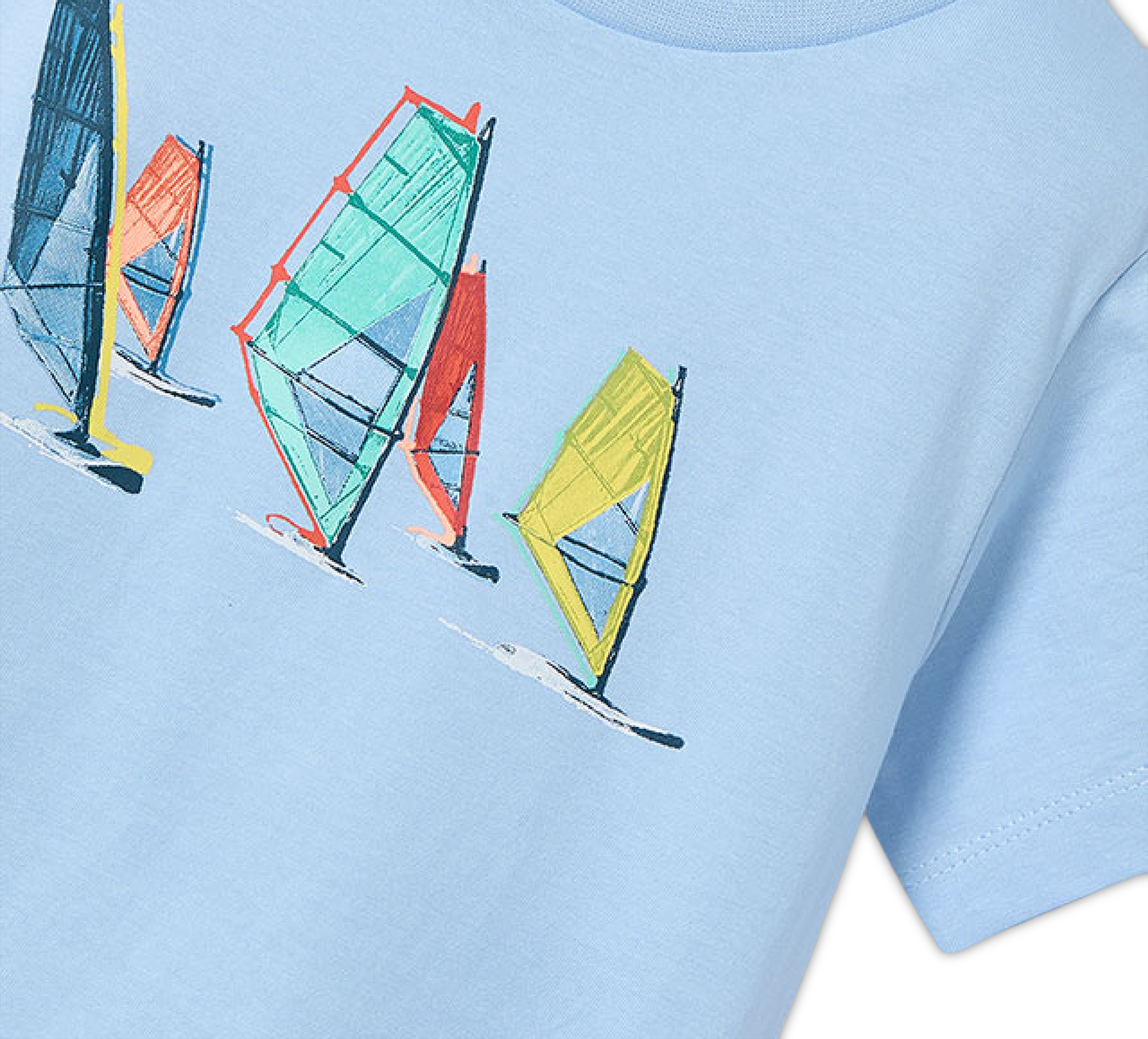paar Set 2 T-shirts Ka "windsurf"