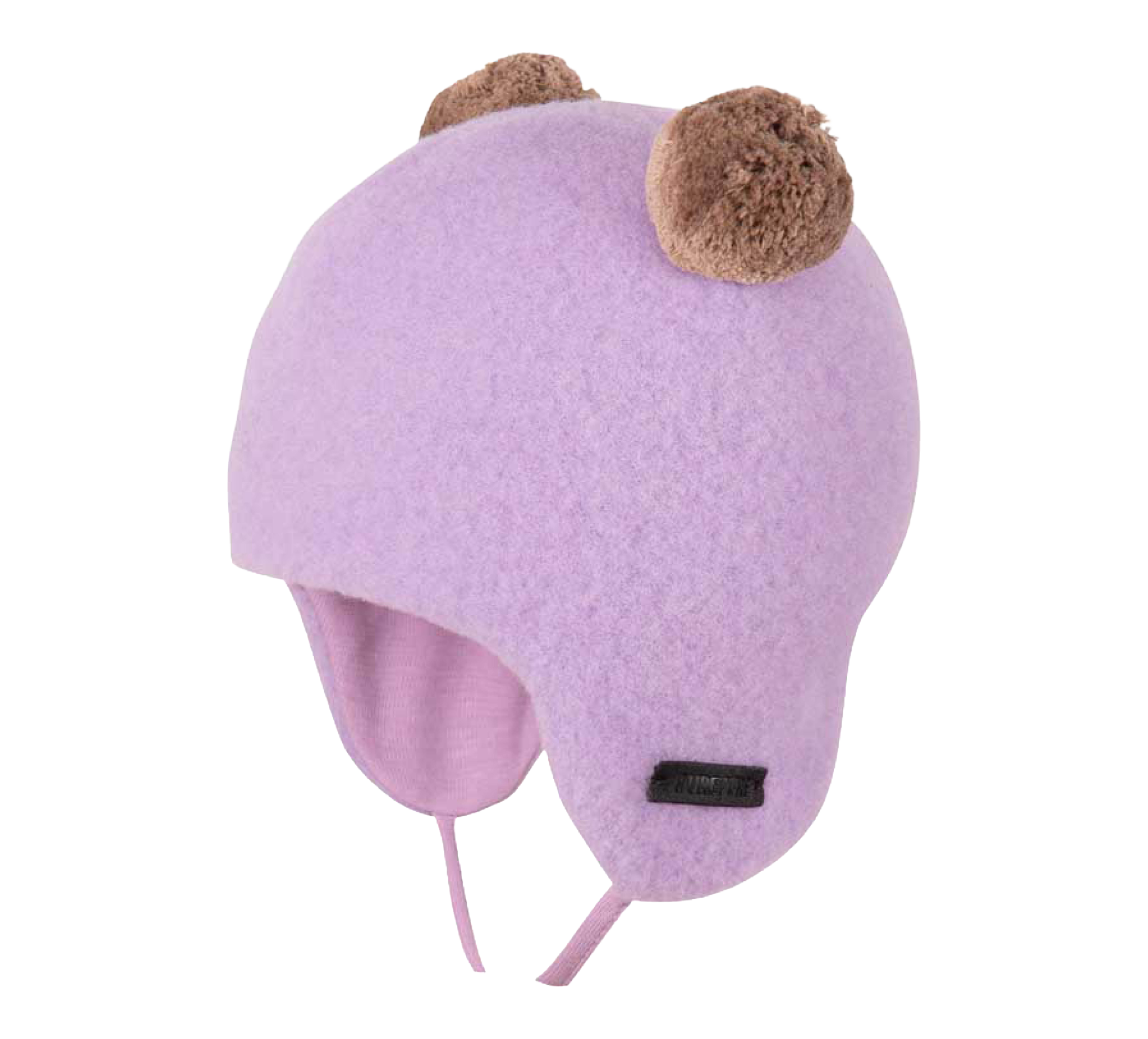 Wollfleece Bindemütze