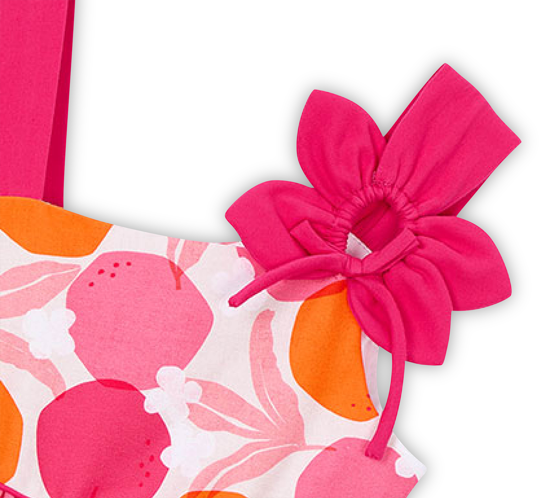 hinten Kleid Asimetrico Blumen