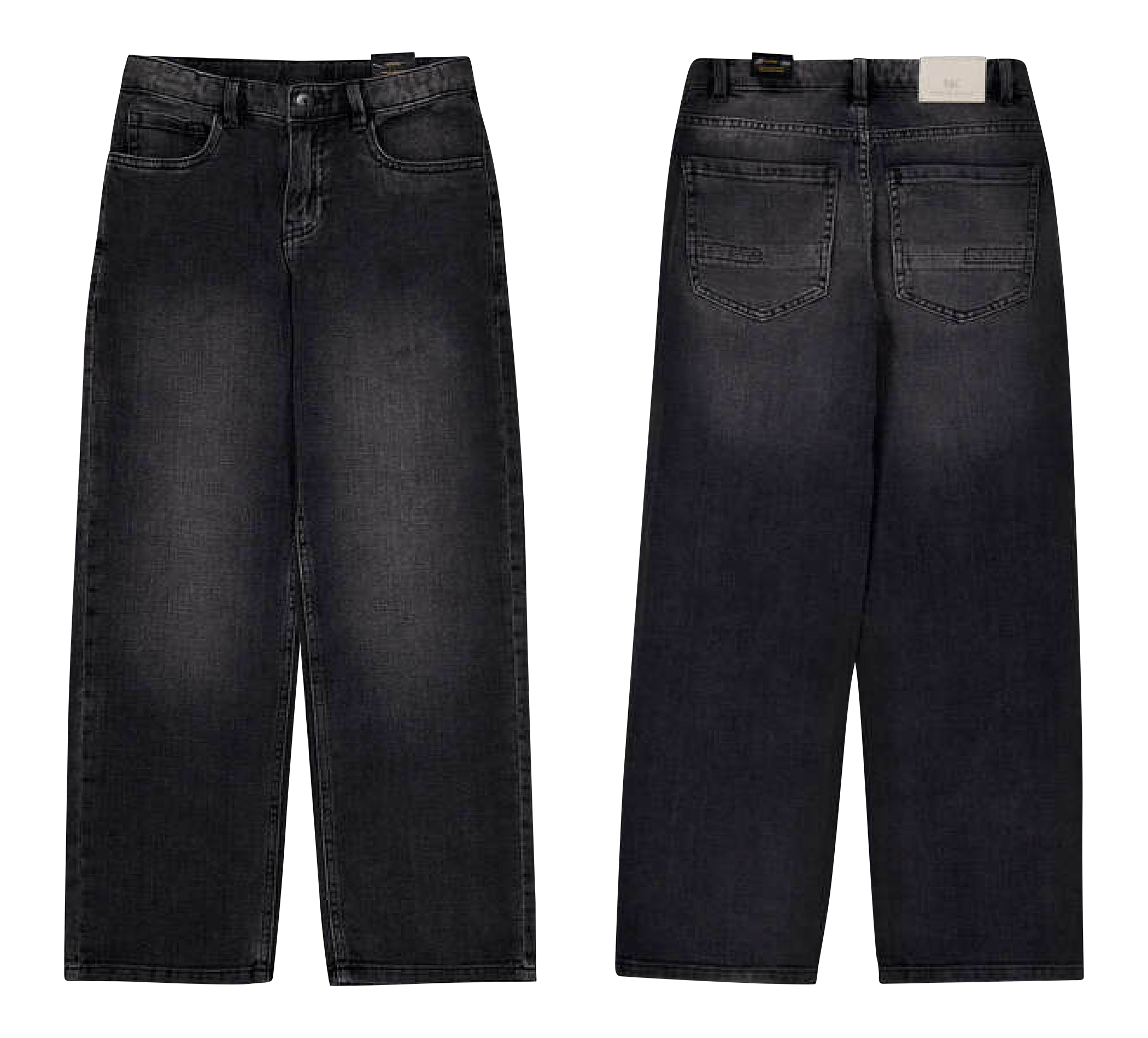 Wide-fit-denim-hose