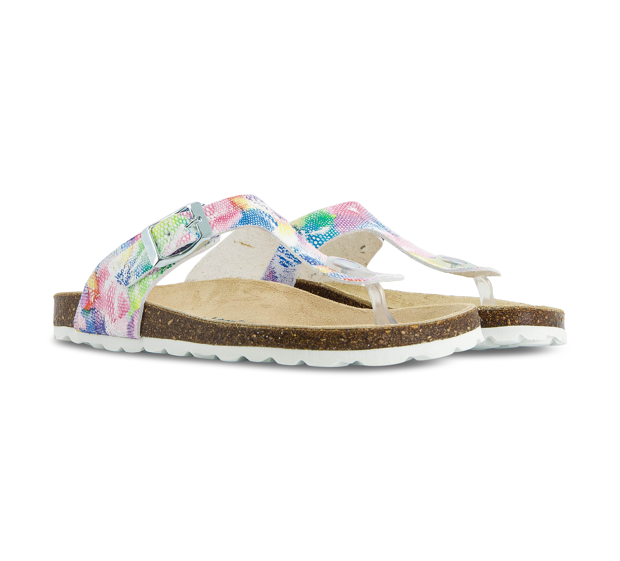 paar Offene Hausschuhe