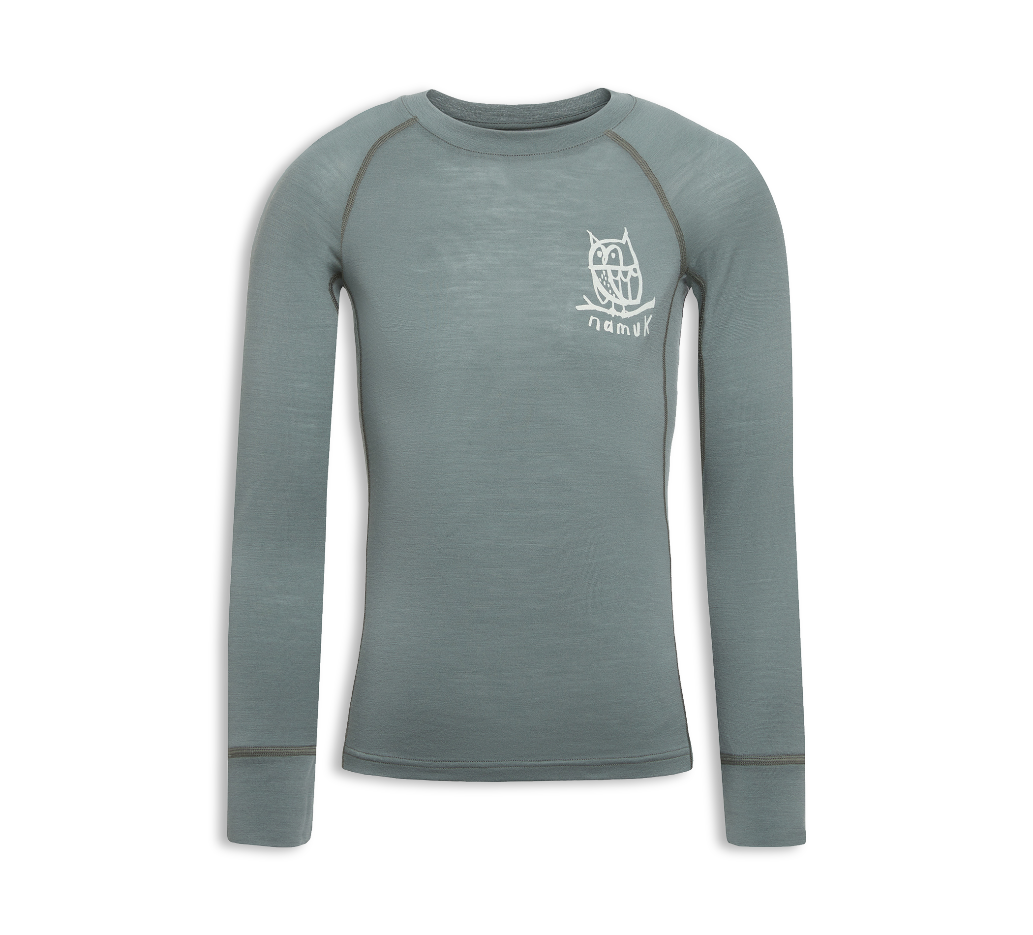 aussen Uil Merino longsleeve "elo"