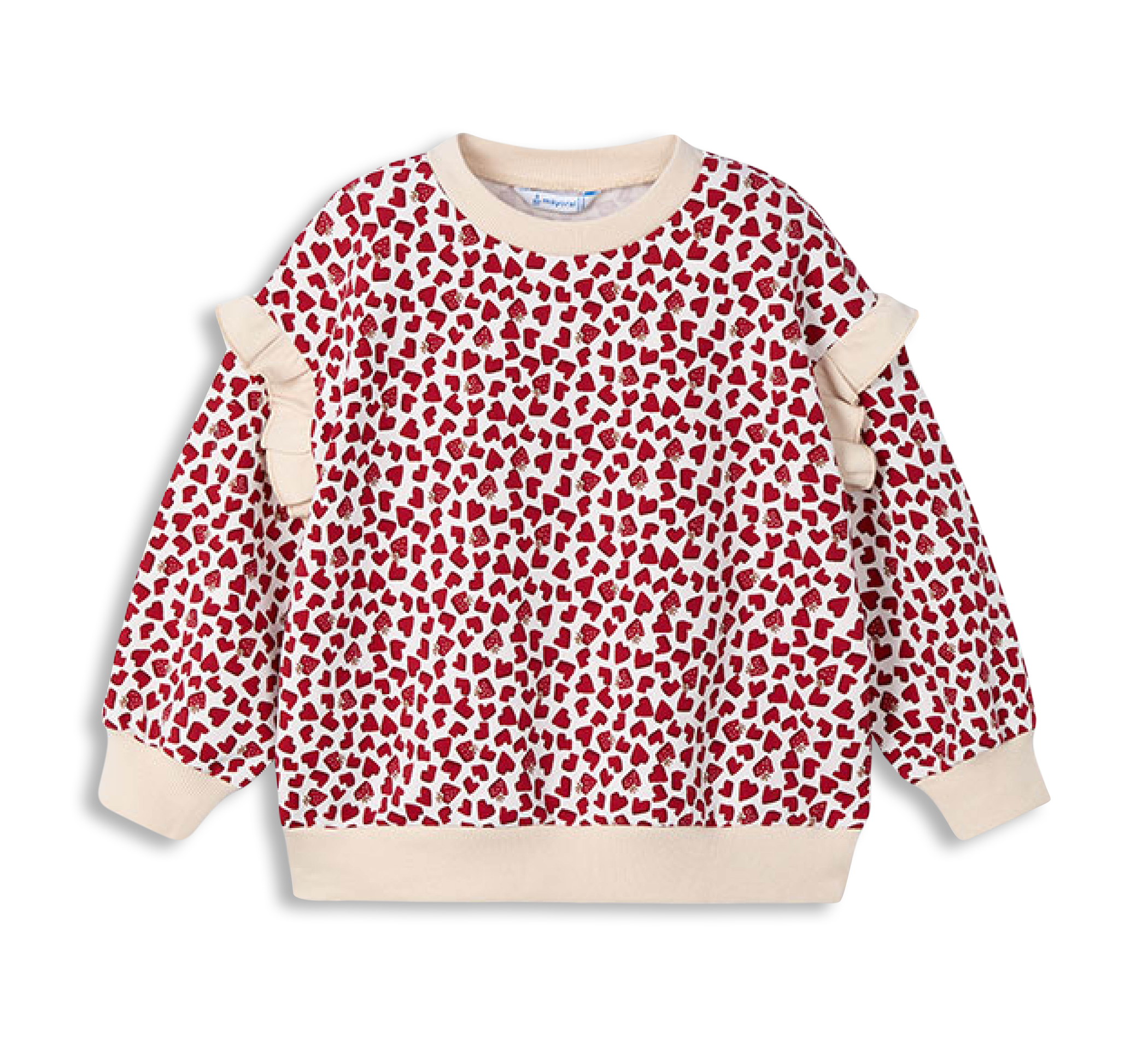 aussen Pullover Volants Am Ärmeln