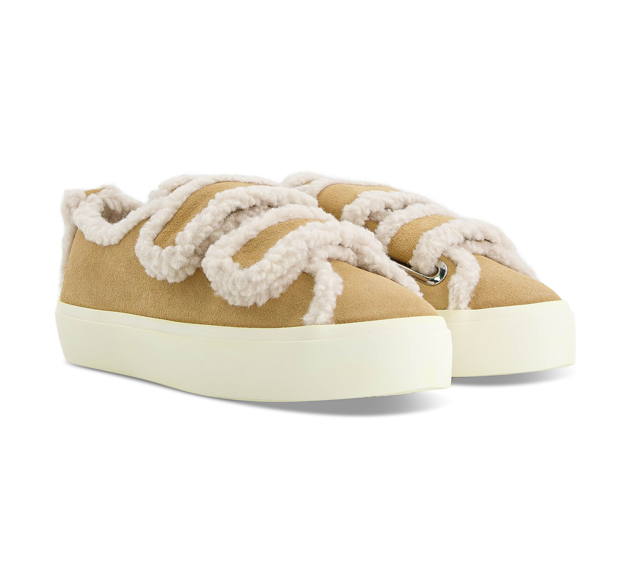 paar Shearling Low Velcro