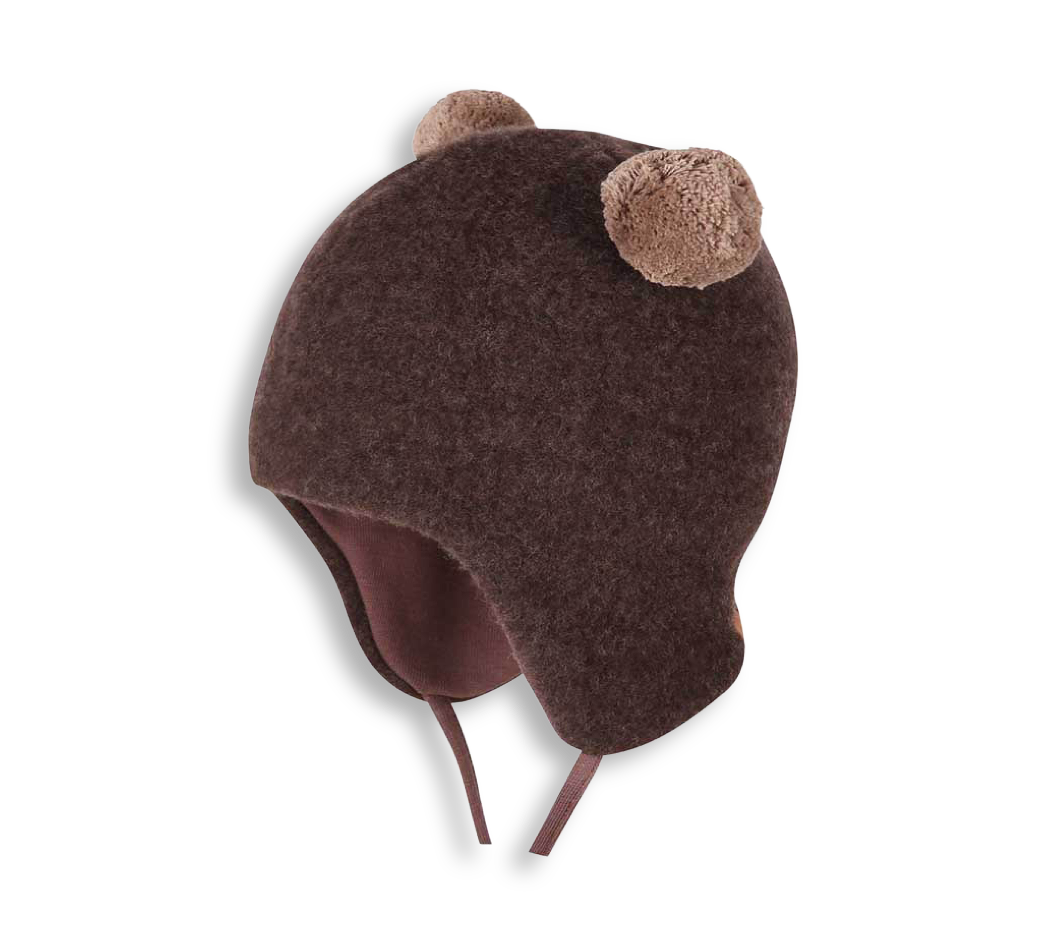 Wollfleece Bindemütze