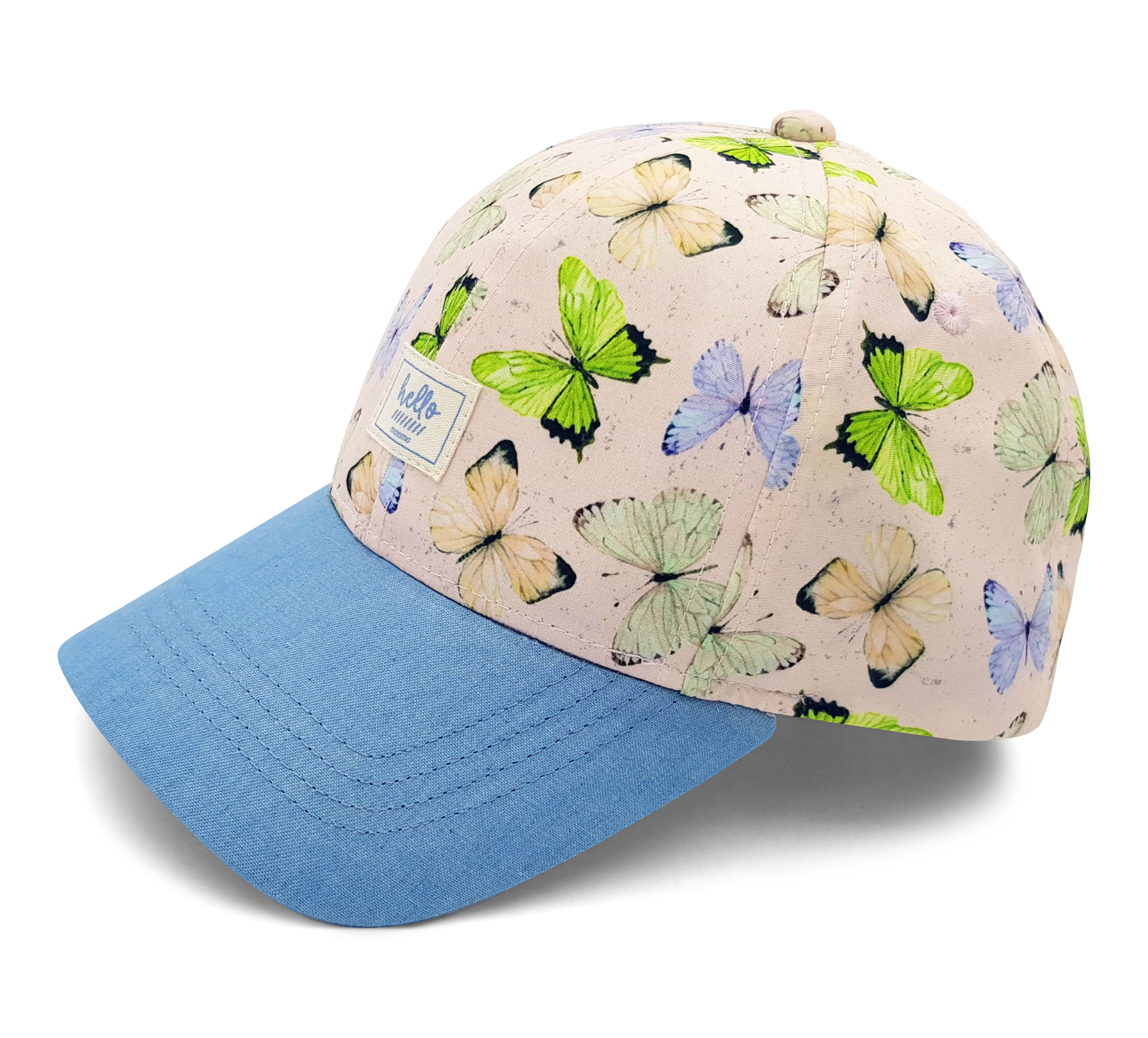 Kids Girl-cap Schmetterlinge