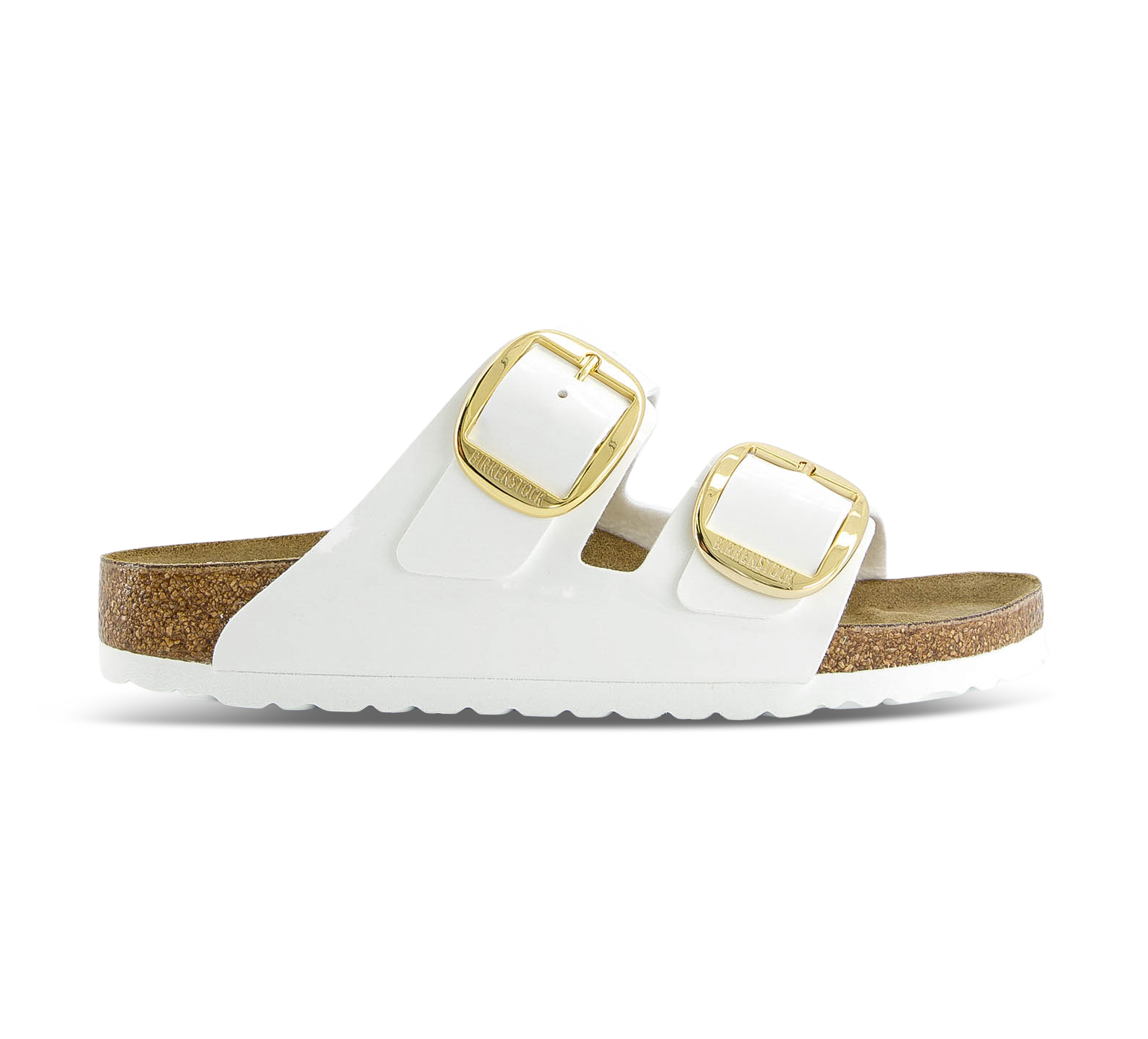 Arizona BB BF Patent White Arizona - Offene Hausschuhe