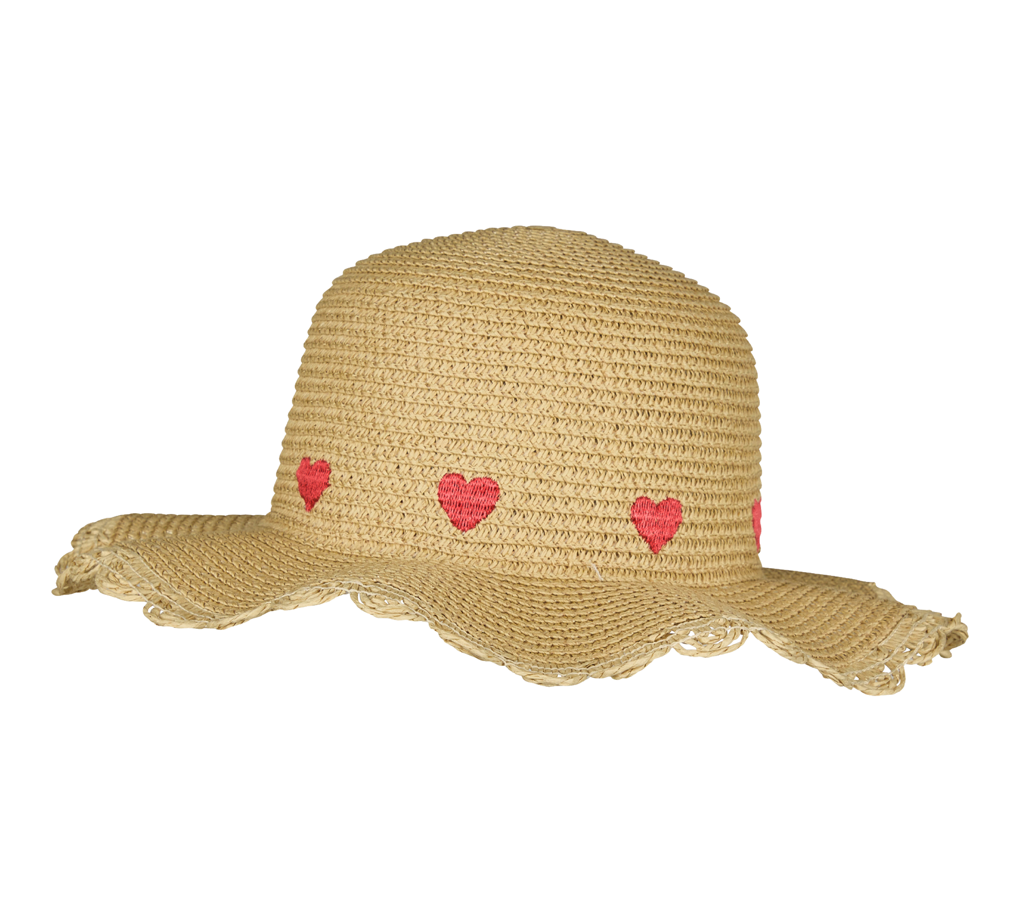Strohhut Herzen