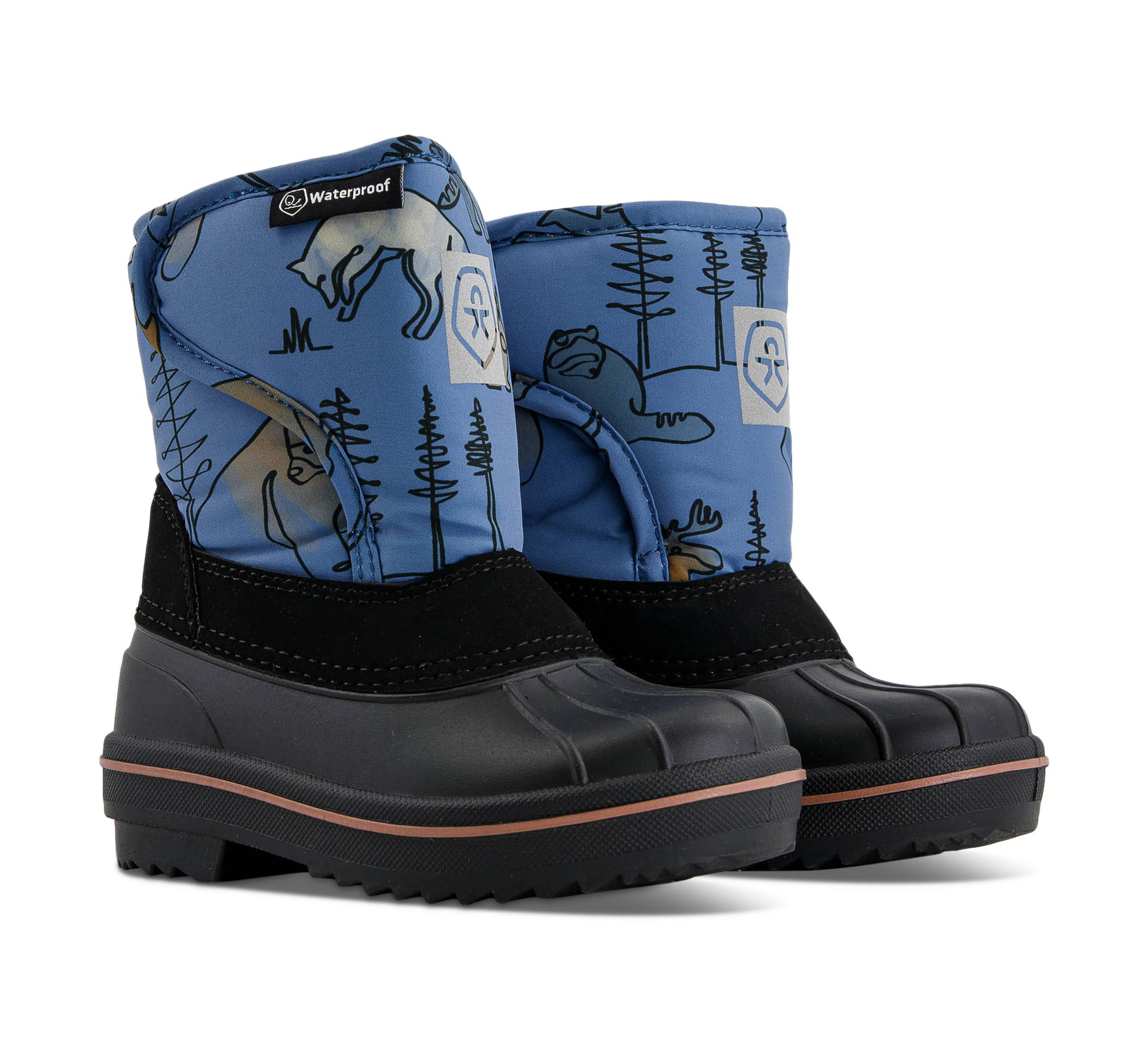 paar Boots W. Wool & Wp, Aop