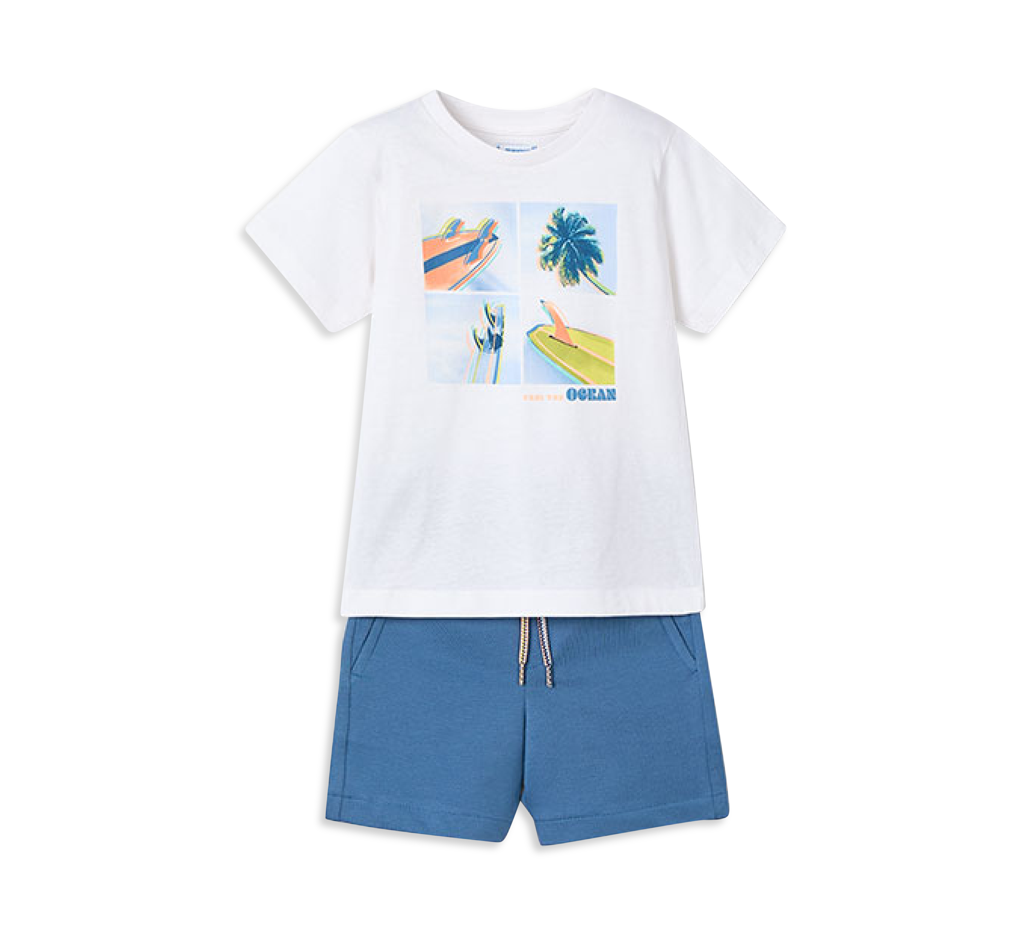 aussen Strick-set "ocean"