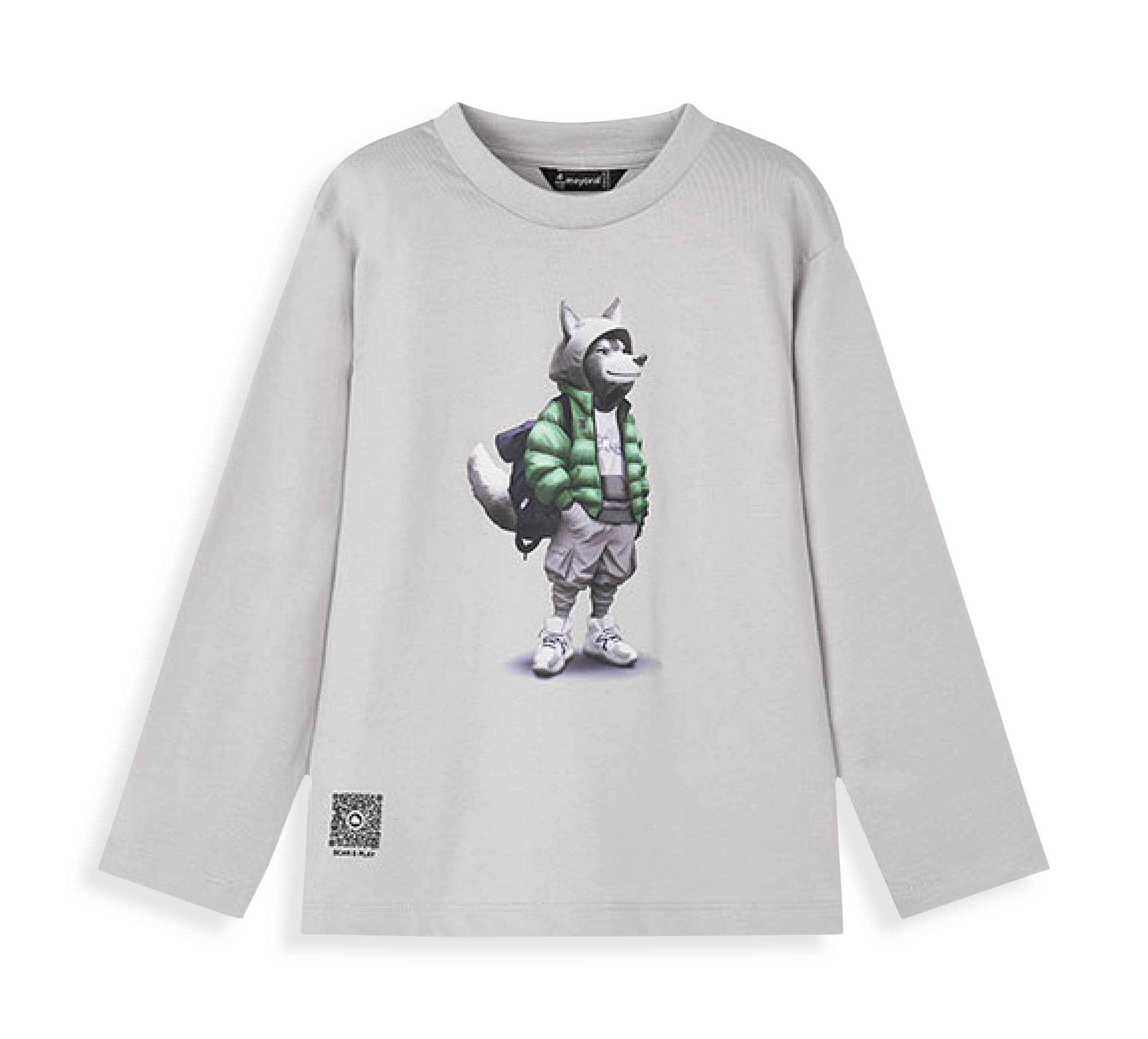 aussen Shirt Langarm "wolf"