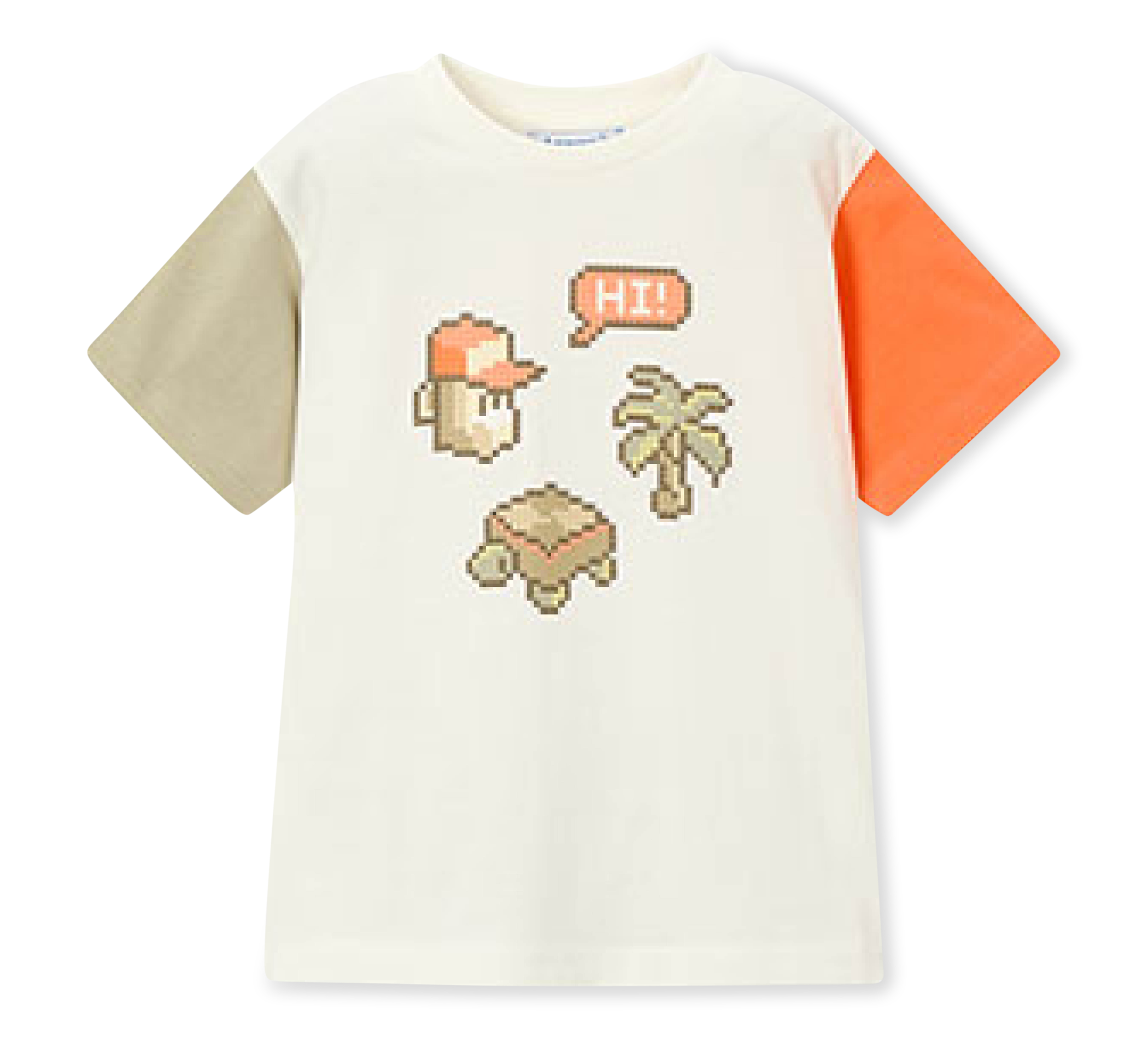aussen T-shirt Hi! Monkey