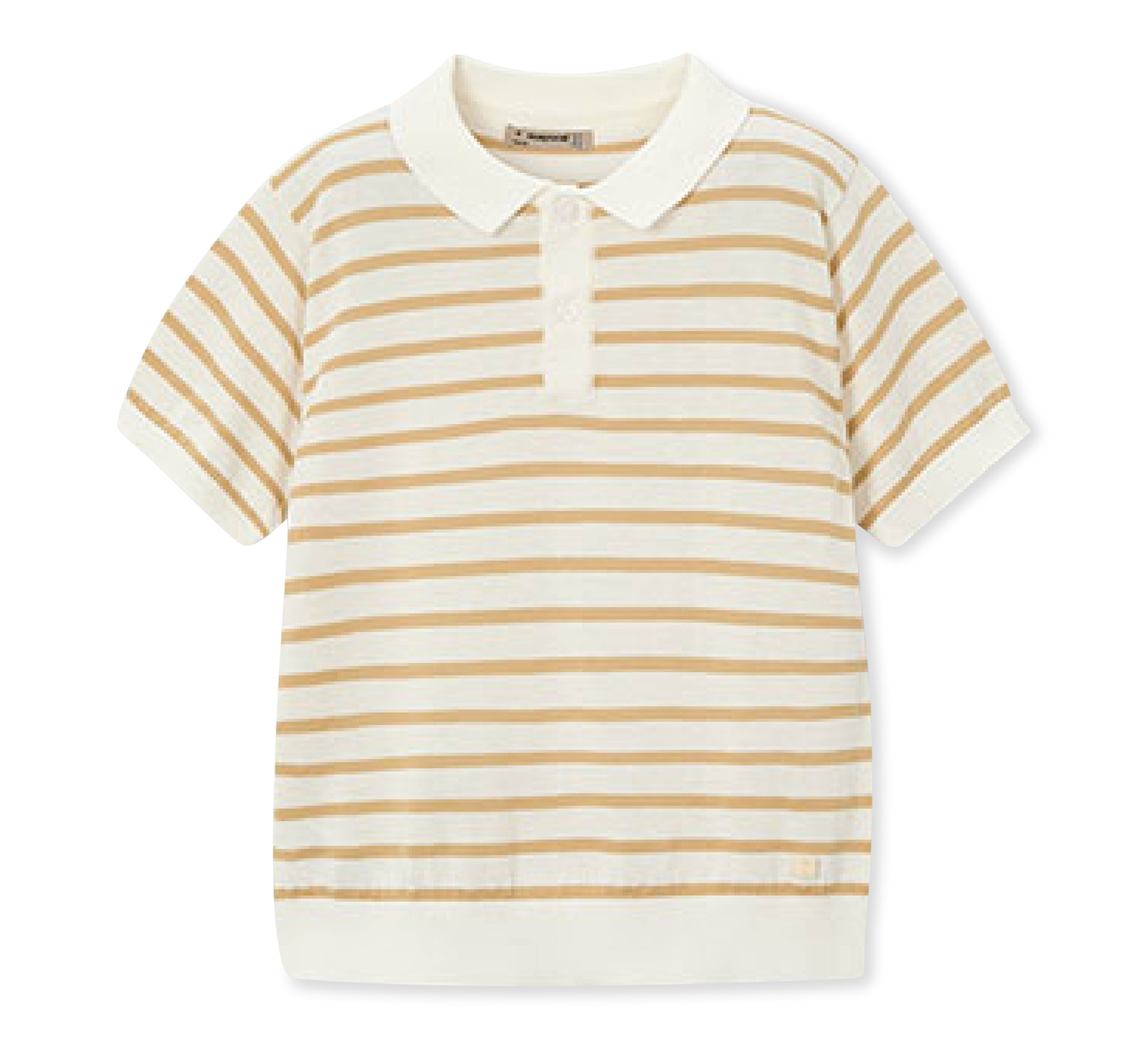 aussen Polo Gestreift Nude/camel