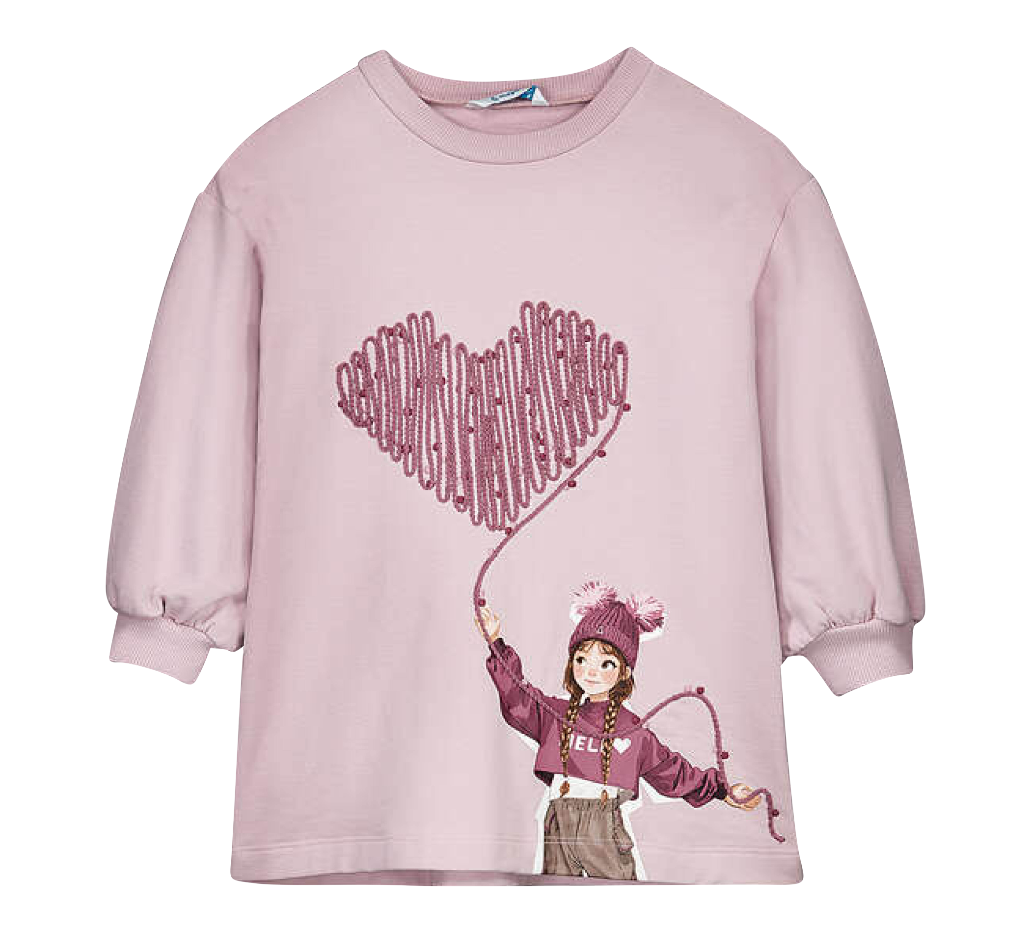 aussen Plüschkleid