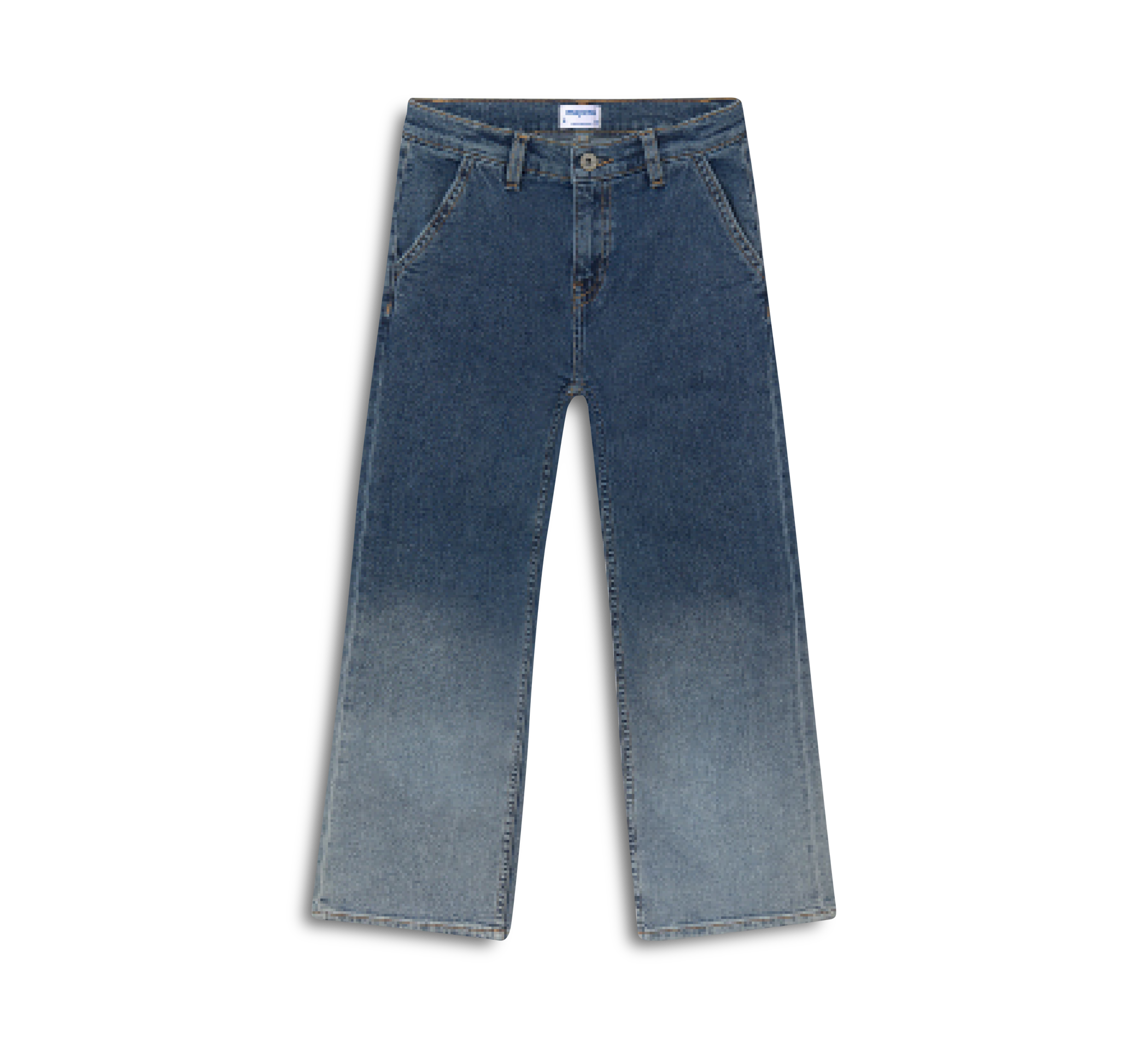 aussen Jeans Hose Deep Dye