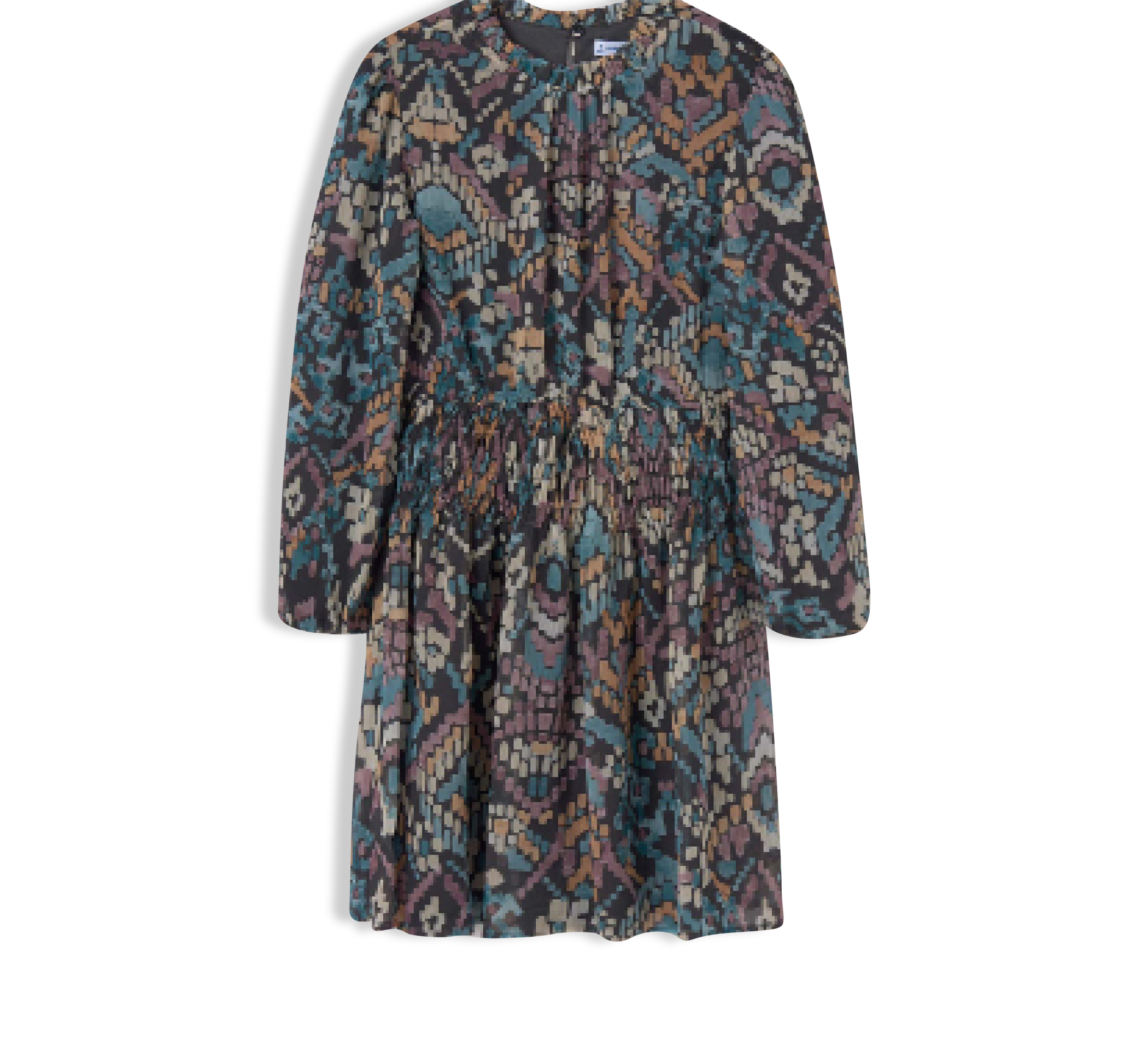 aussen Kleid Bedruckt