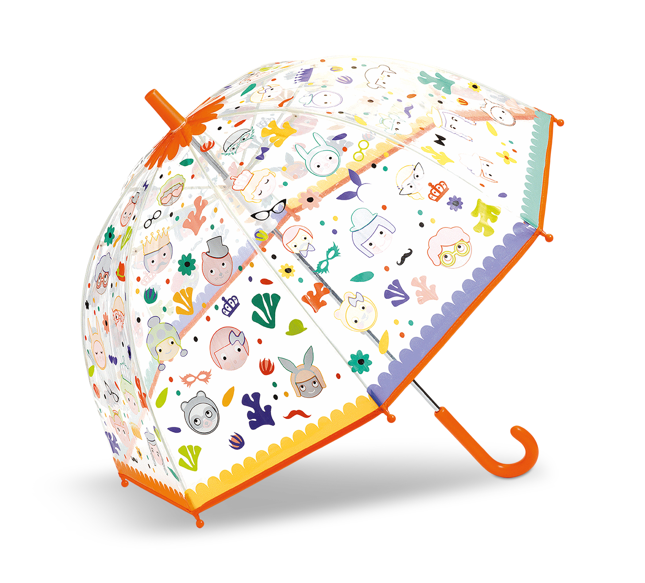 Farbwechsel Gesichter - Regenschirme