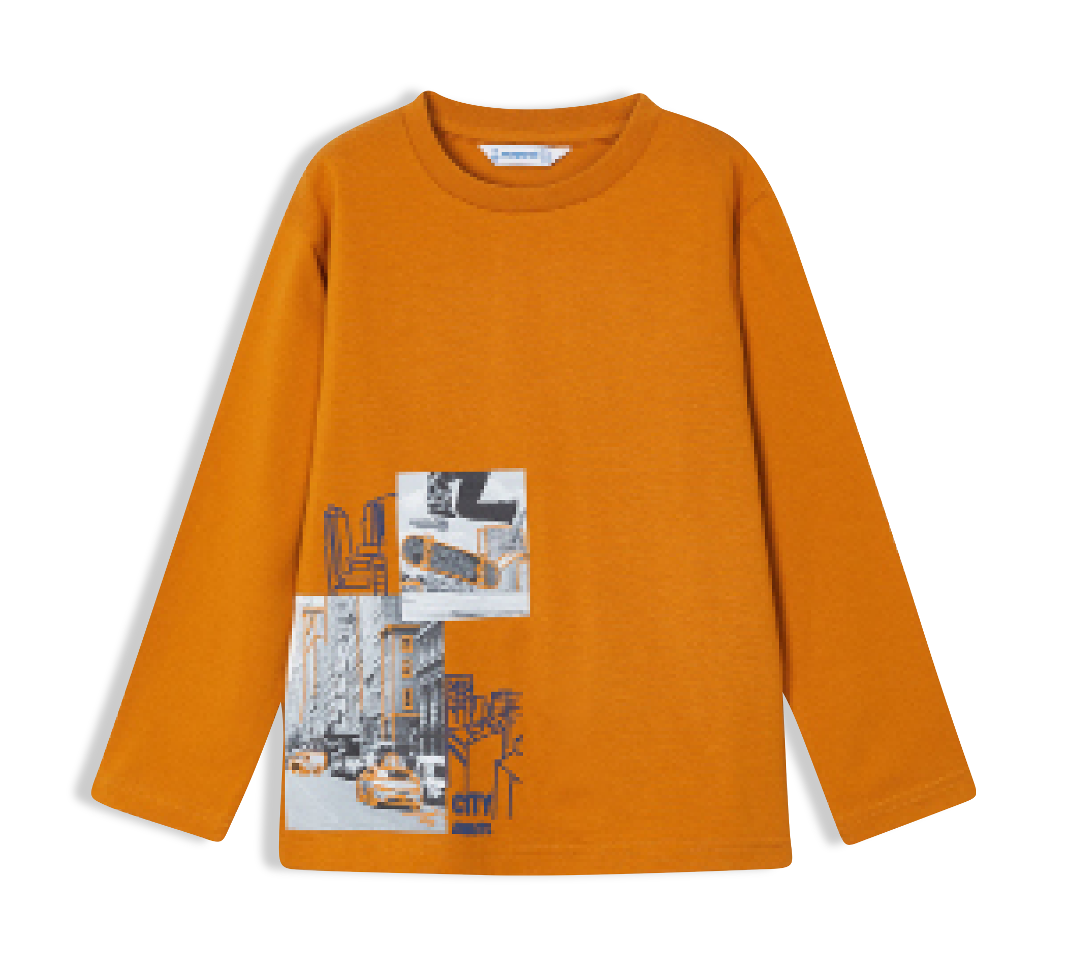 aussen Langarmshirt "city Awaits"
