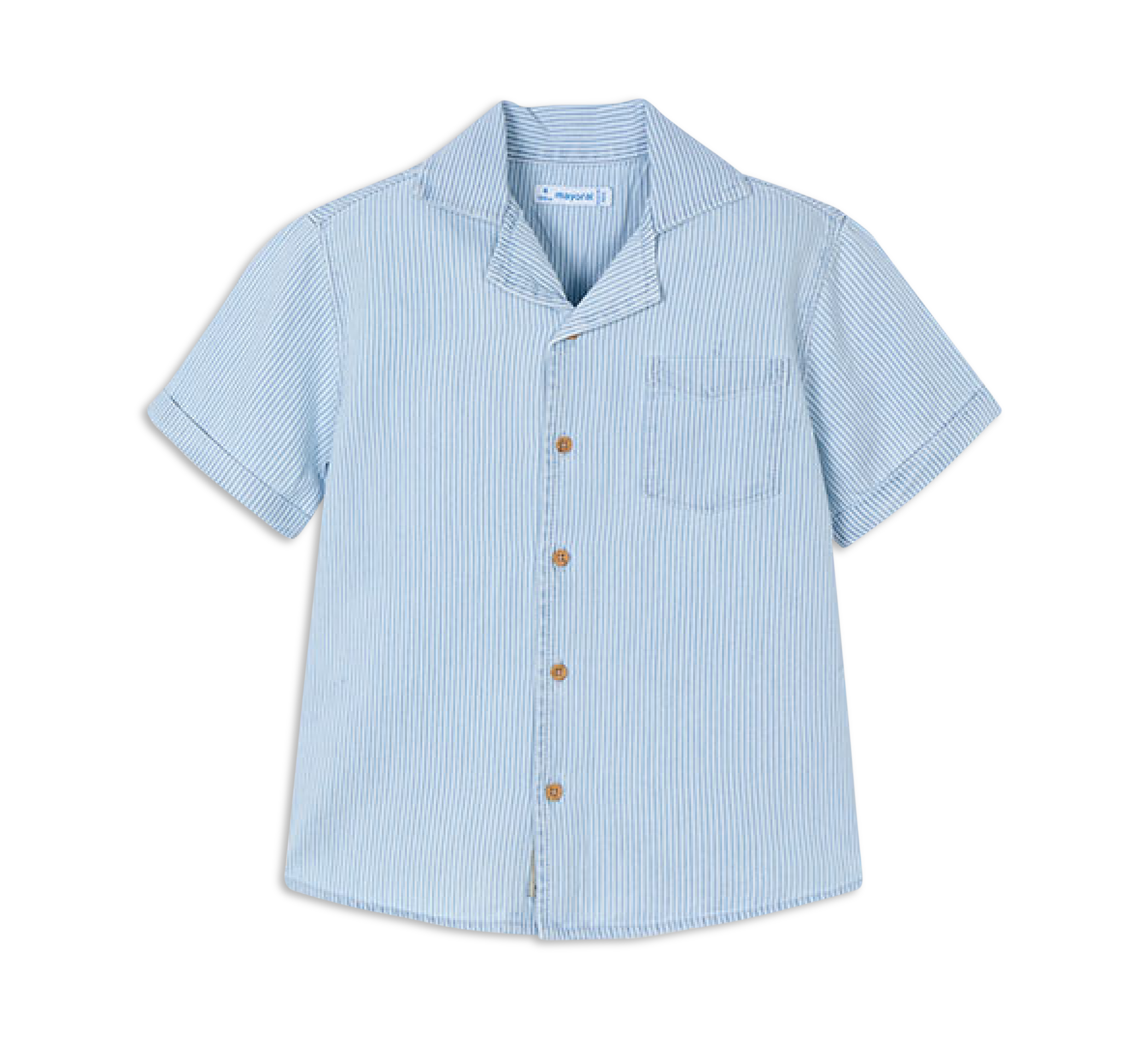 aussen Hemd Kurzarm Denim