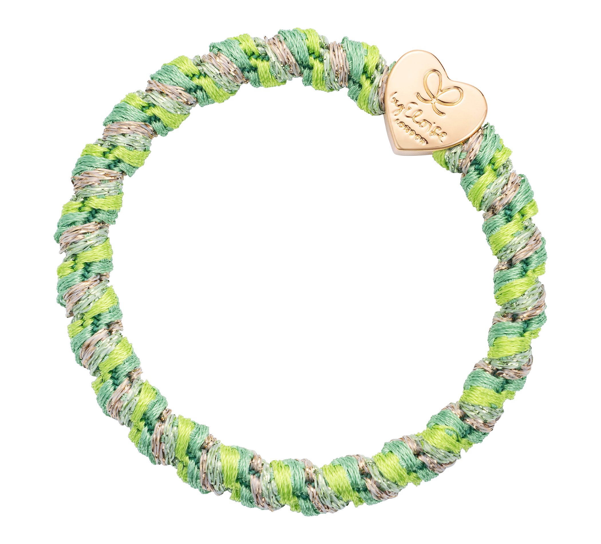 Woven Gold Heart