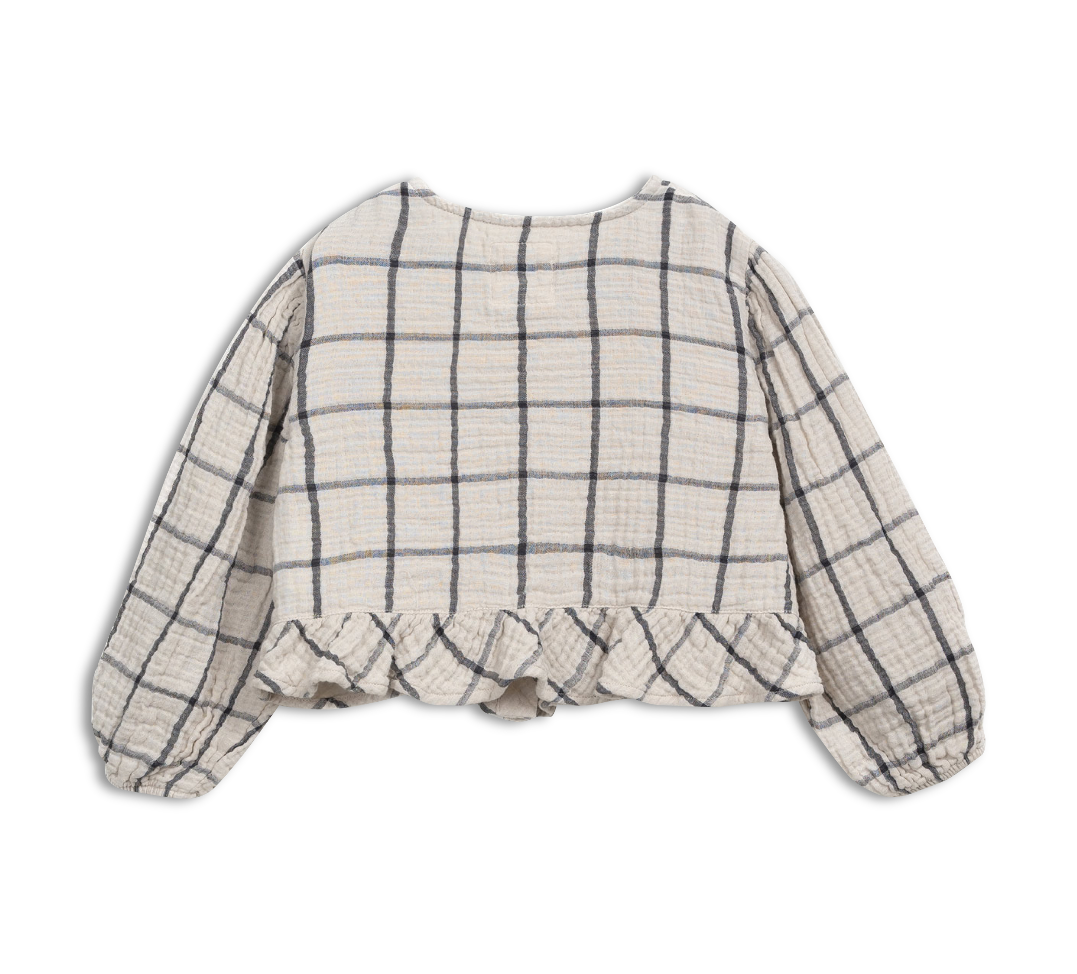 hinten Checked Woven Tunic