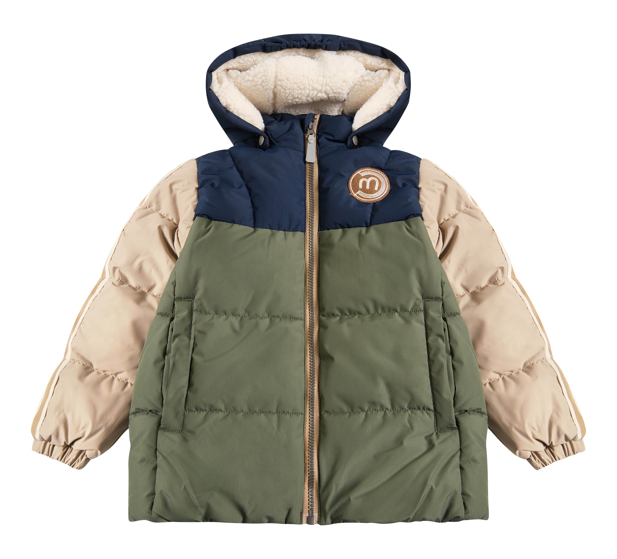 aussen Puffer Jacket Colorblock