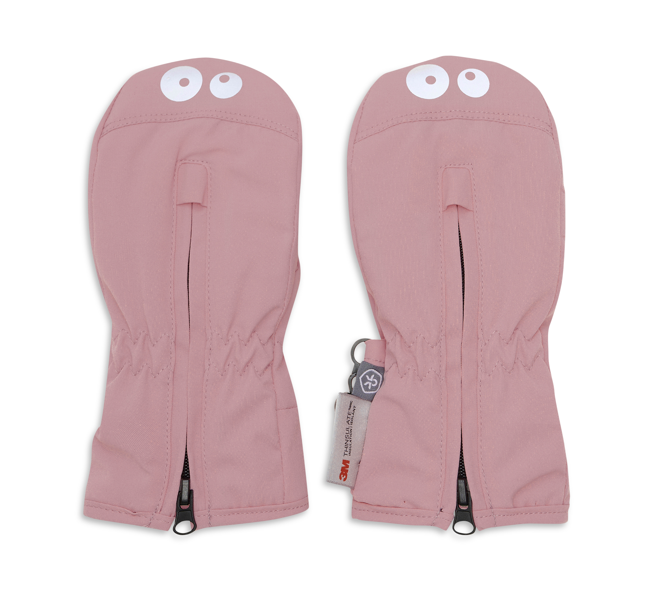 aussen Mittens W. Zipper