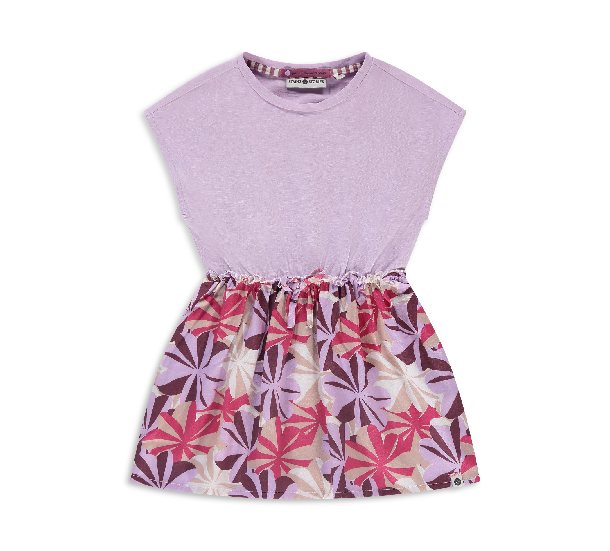 aussen Girls Dresss Short Sleeve