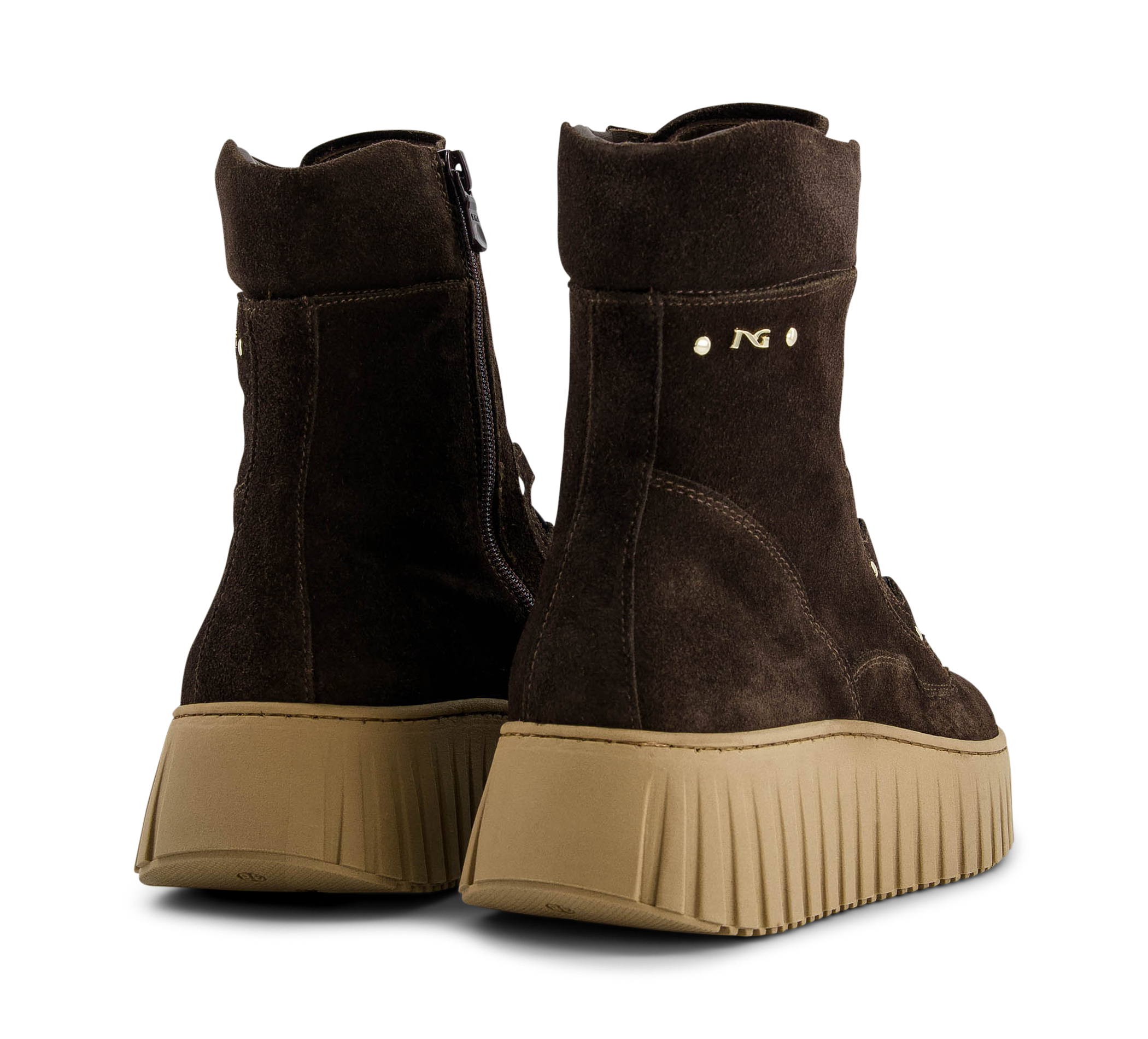 hinten Schnürstiefel