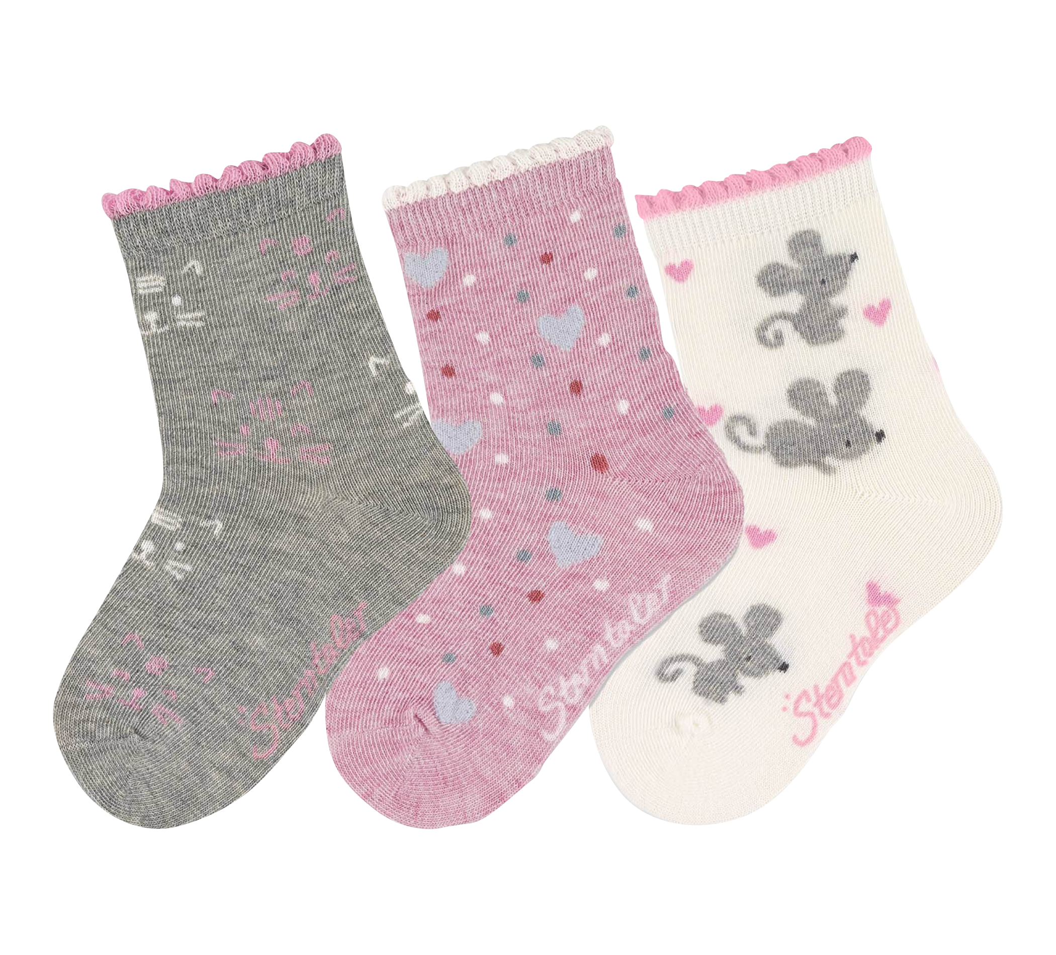 Socken 3er Katzen
