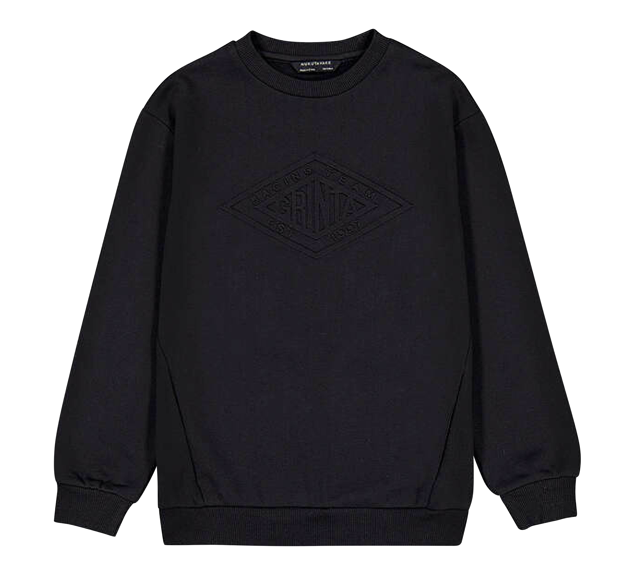 aussen Pullover Embossed Ohne Kapuze